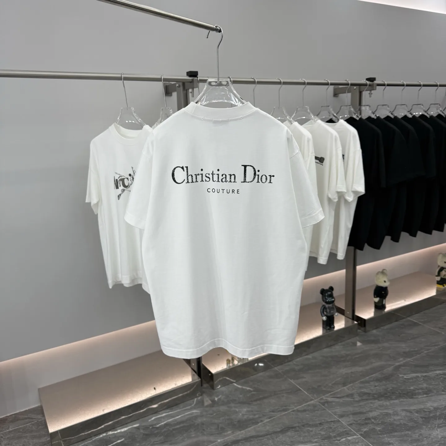 Christian Dior Couture Logo Cotton T-Shirt D15513892 — view 7