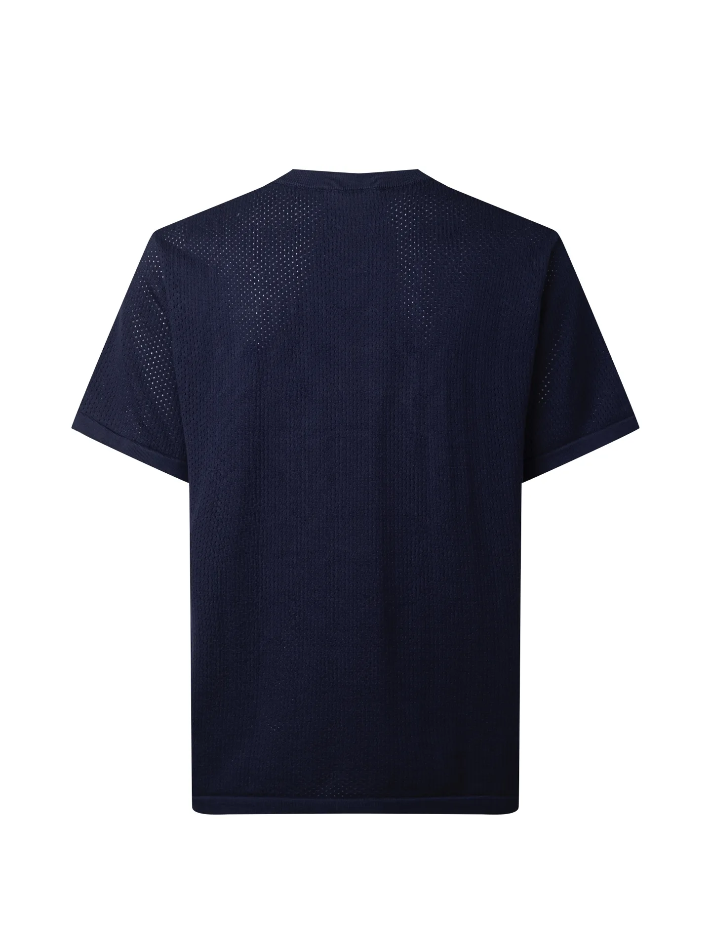 Logo-Embroidered Wool-Blend Knit T-Shirt D15515797 — view 2