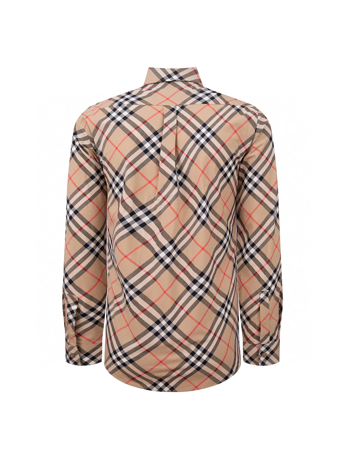 Check Cotton Twill Long-Sleeved Shirt D15515951 — view 2