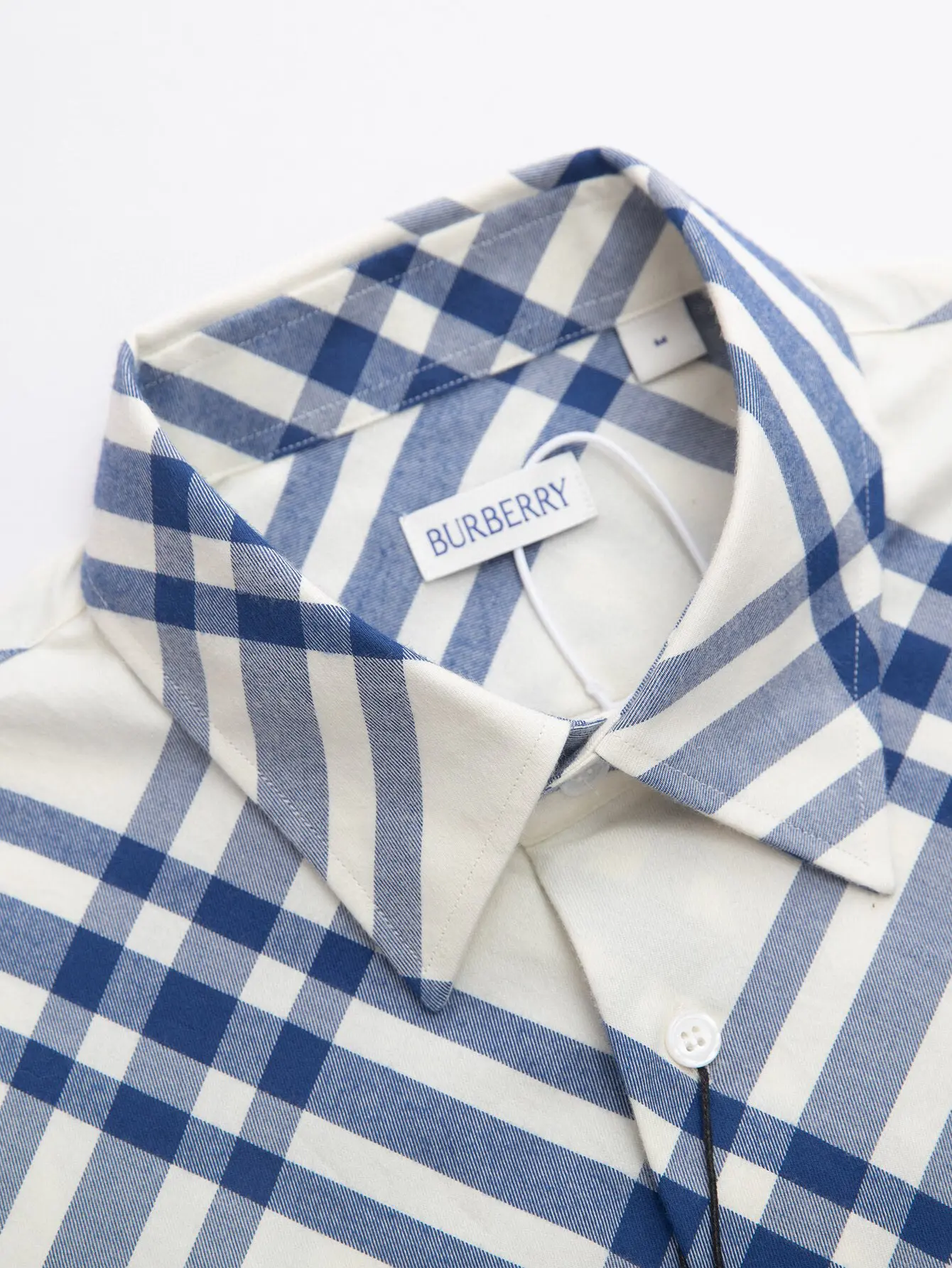 Check Brushed Cotton Long-Sleeve Shirt D15515952 — view 3