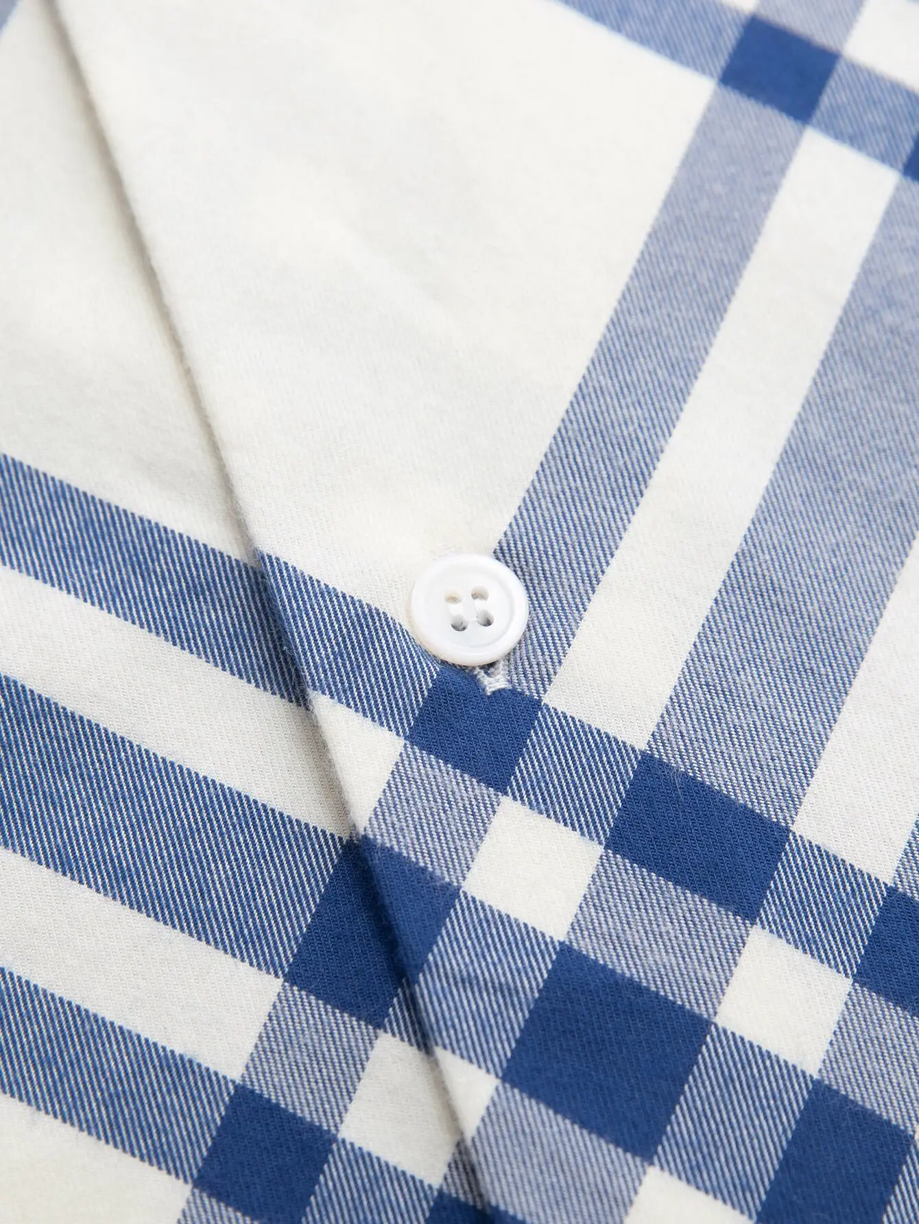 Check Brushed Cotton Long-Sleeve Shirt D15515952 — view 5