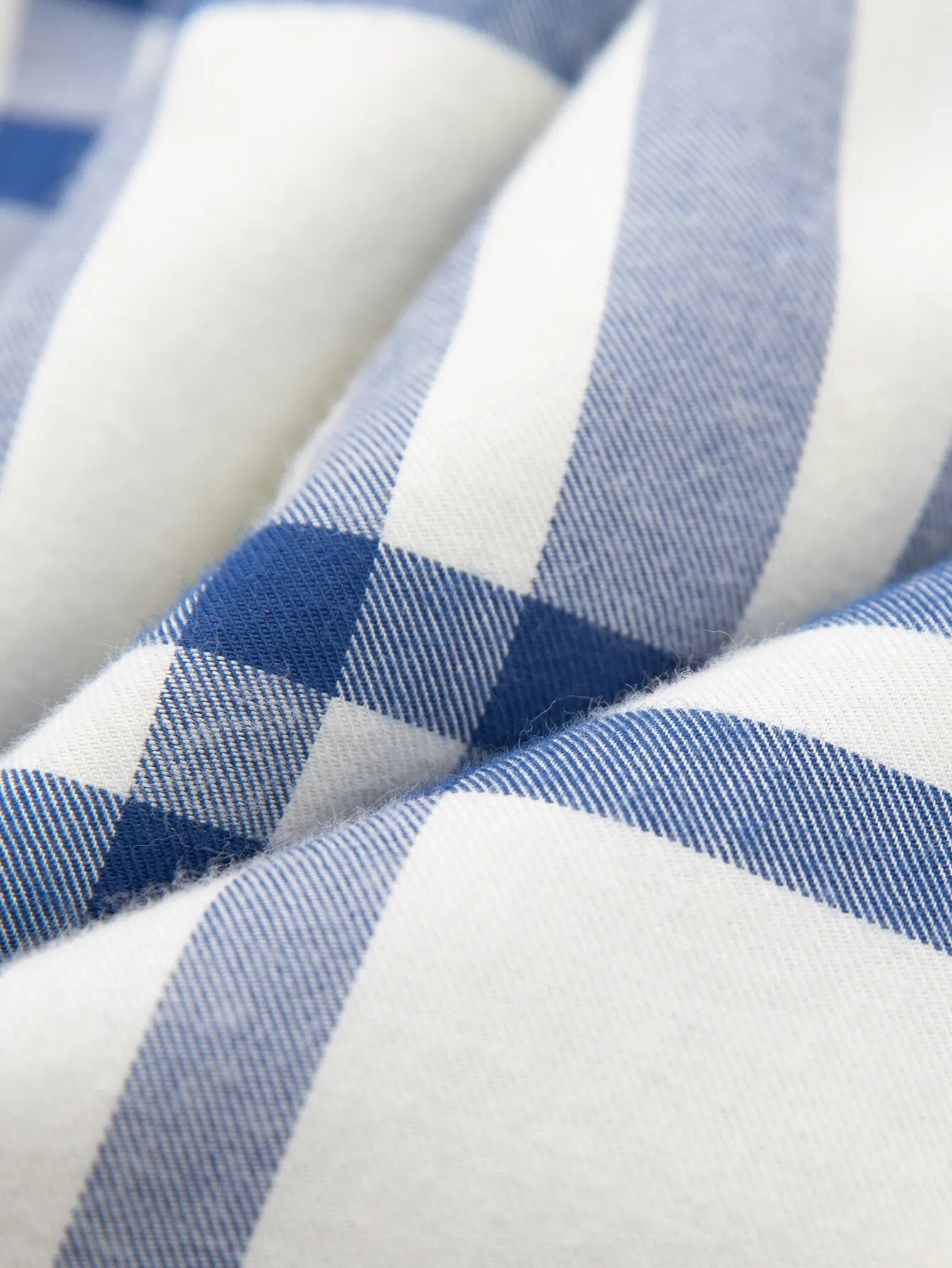 Check Brushed Cotton Long-Sleeve Shirt D15515952 — view 8