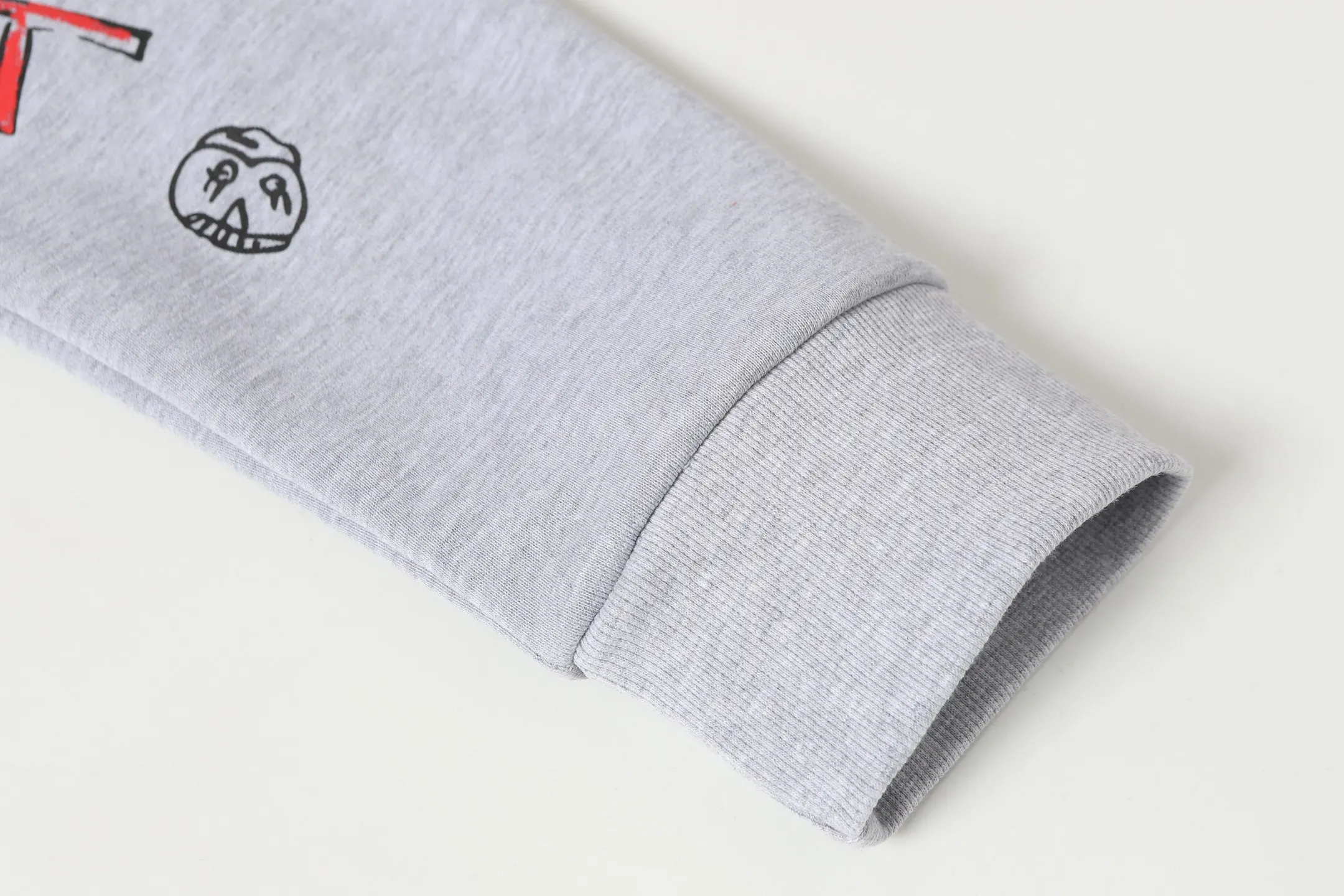 Graffiti Print Cross Patch Hoodie D16013461 — view 16