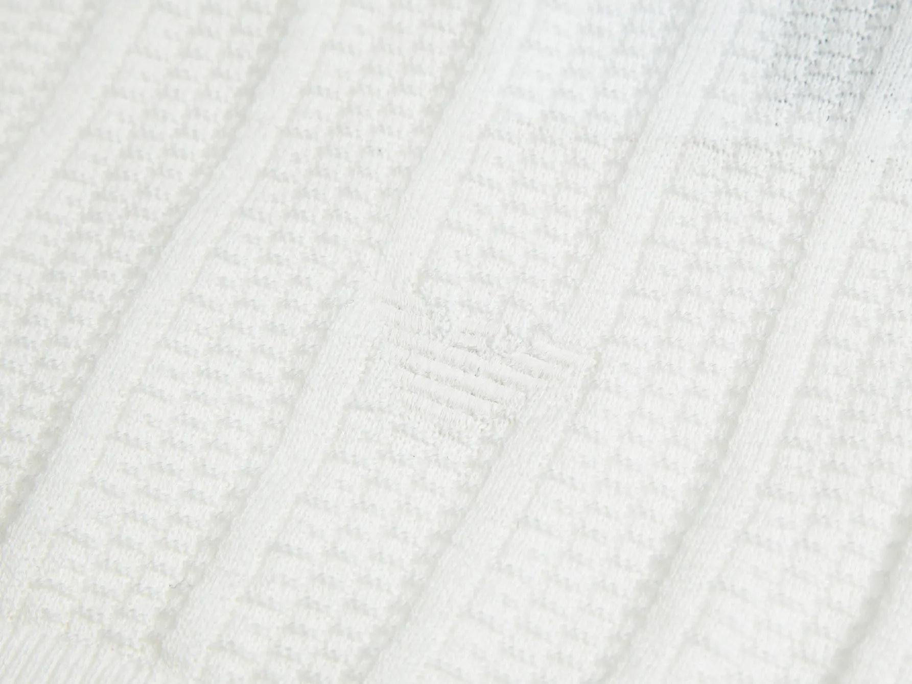 Half-Zip Ribbed Wool-Blend Polo Shirt D16015782 — view 5