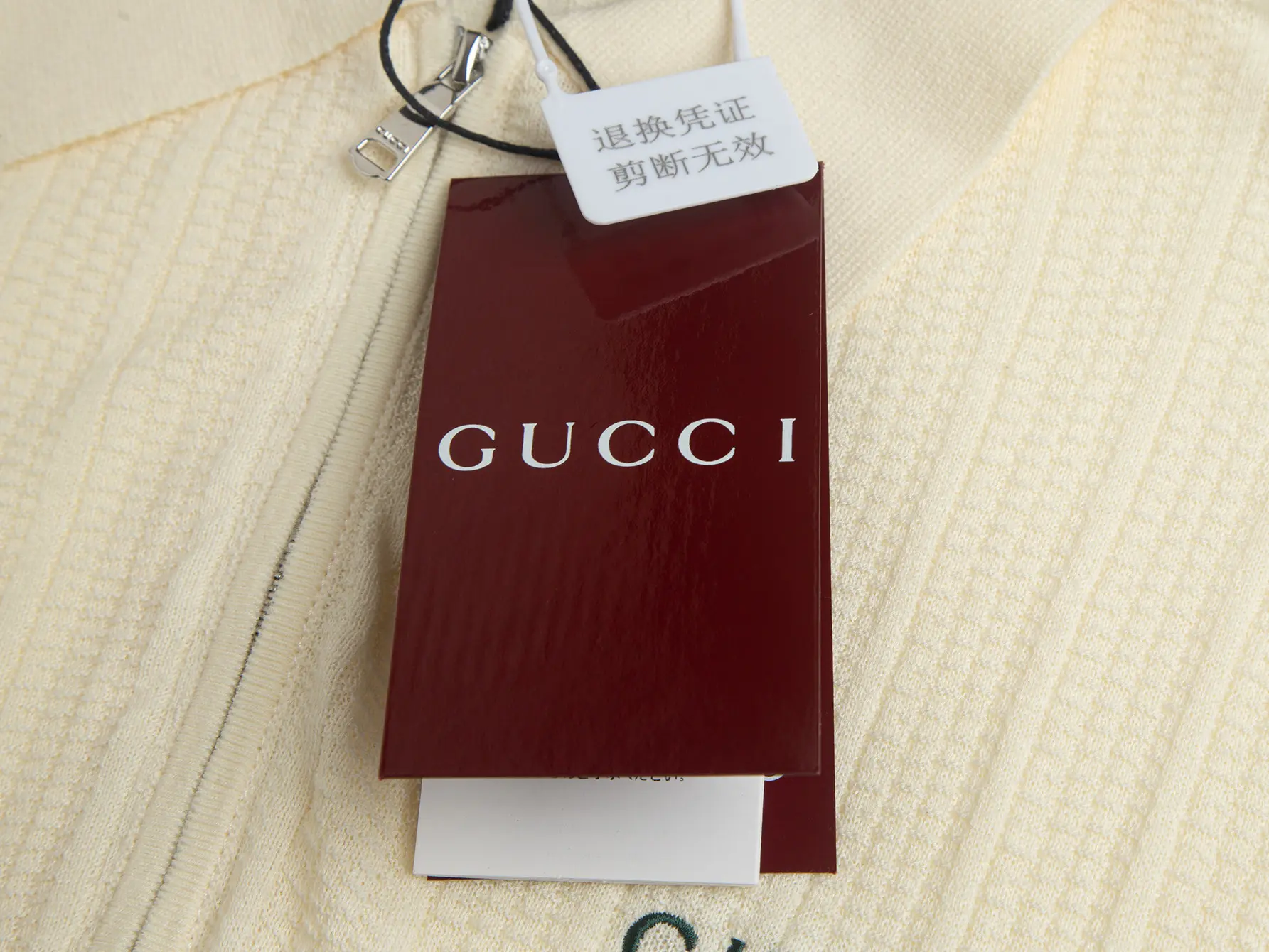 Logo-Embroidered Half-Zip Wool-Blend Polo Shirt D16015781 — view 6