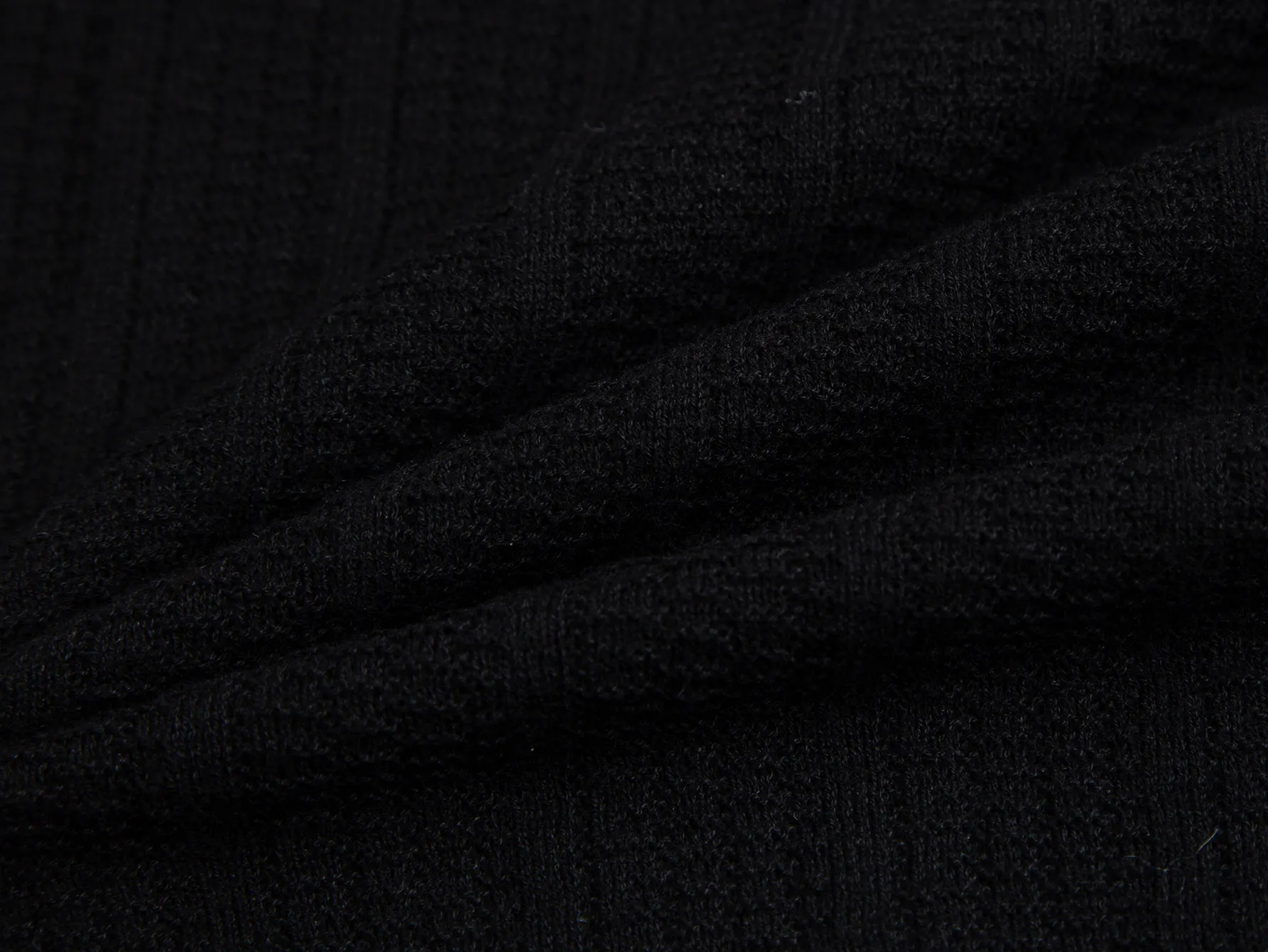 Logo-Embroidered Half-Zip Wool-Blend Polo Shirt D16015780 — view 8