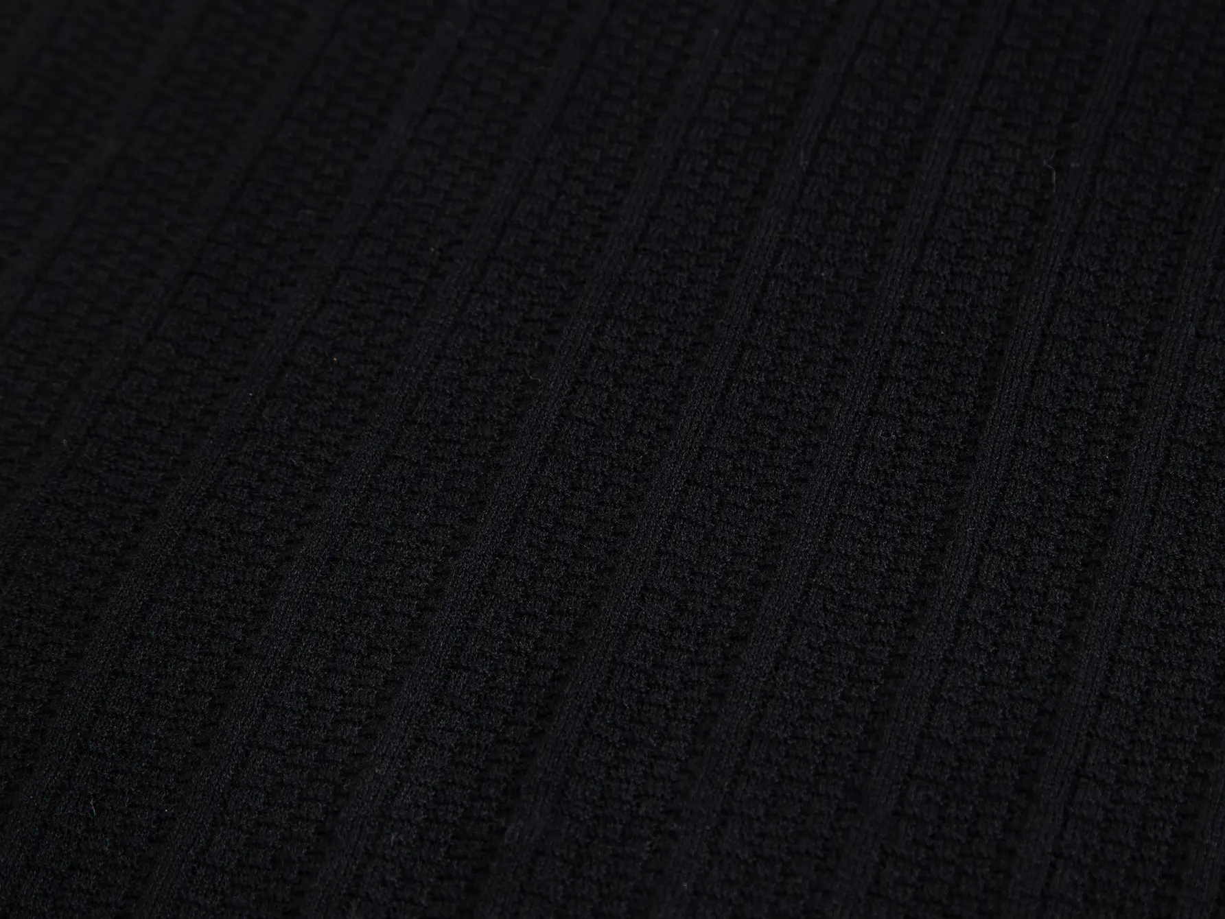 Logo-Embroidered Half-Zip Wool-Blend Polo Shirt D16015780 — view 10