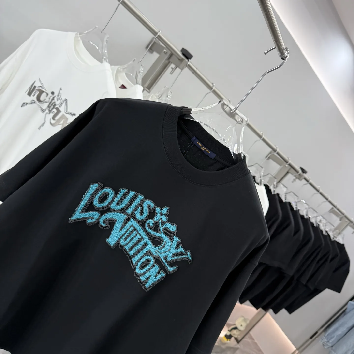 Embroidered Logo Cotton T-Shirt D16013874 — view 3
