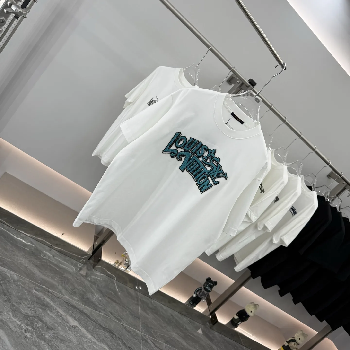 Embroidered Logo Cotton T-Shirt D16013873 — view 2