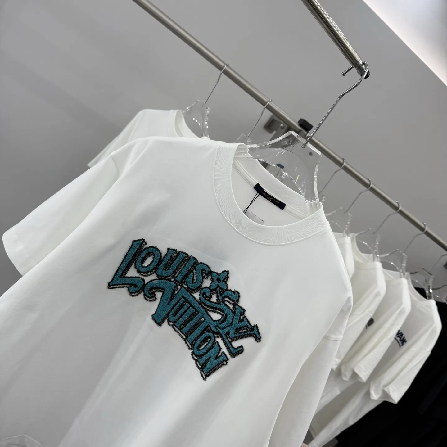Embroidered Logo Cotton T-Shirt D16013873 — view 3