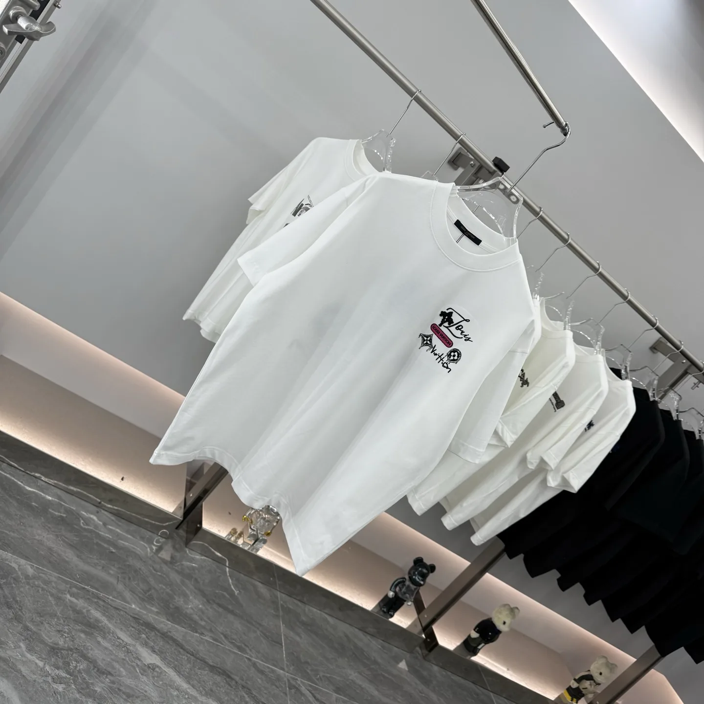 Embroidered Logo Cotton T-Shirt D16013854 — view 2