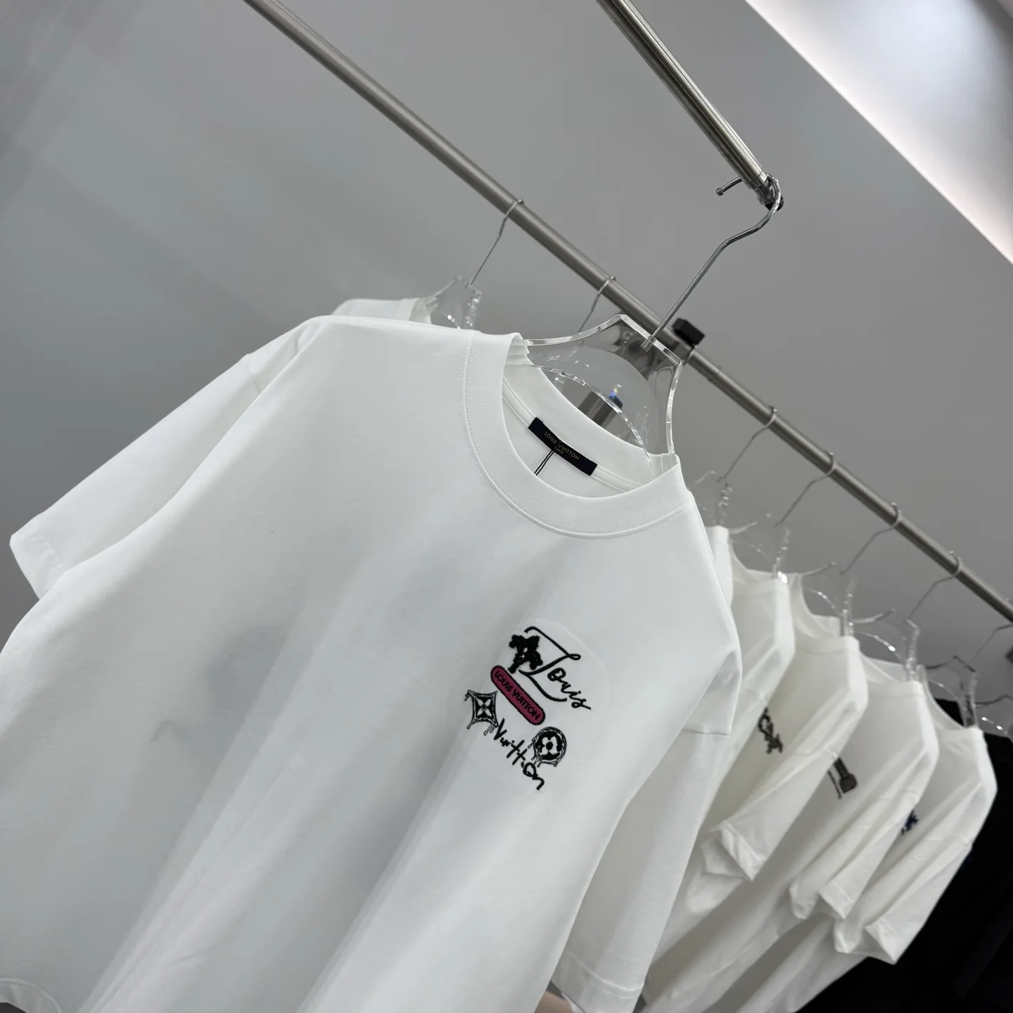 Embroidered Logo Cotton T-Shirt D16013854 — view 3
