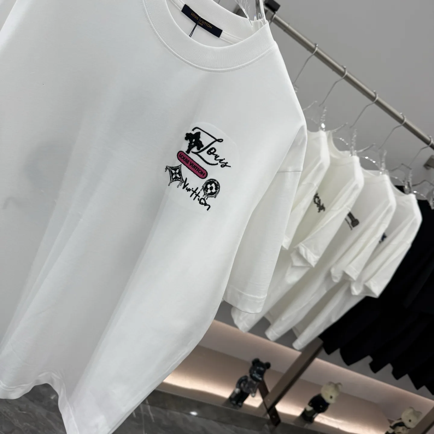 Embroidered Logo Cotton T-Shirt D16013854 — view 5