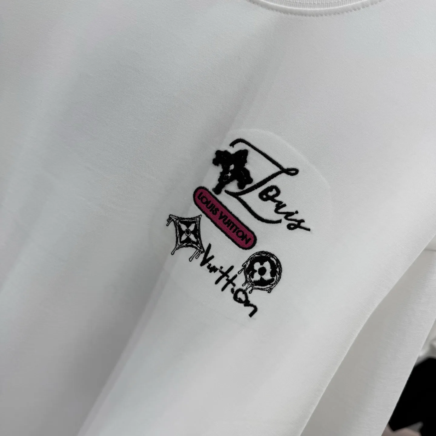Embroidered Logo Cotton T-Shirt D16013854 — view 6
