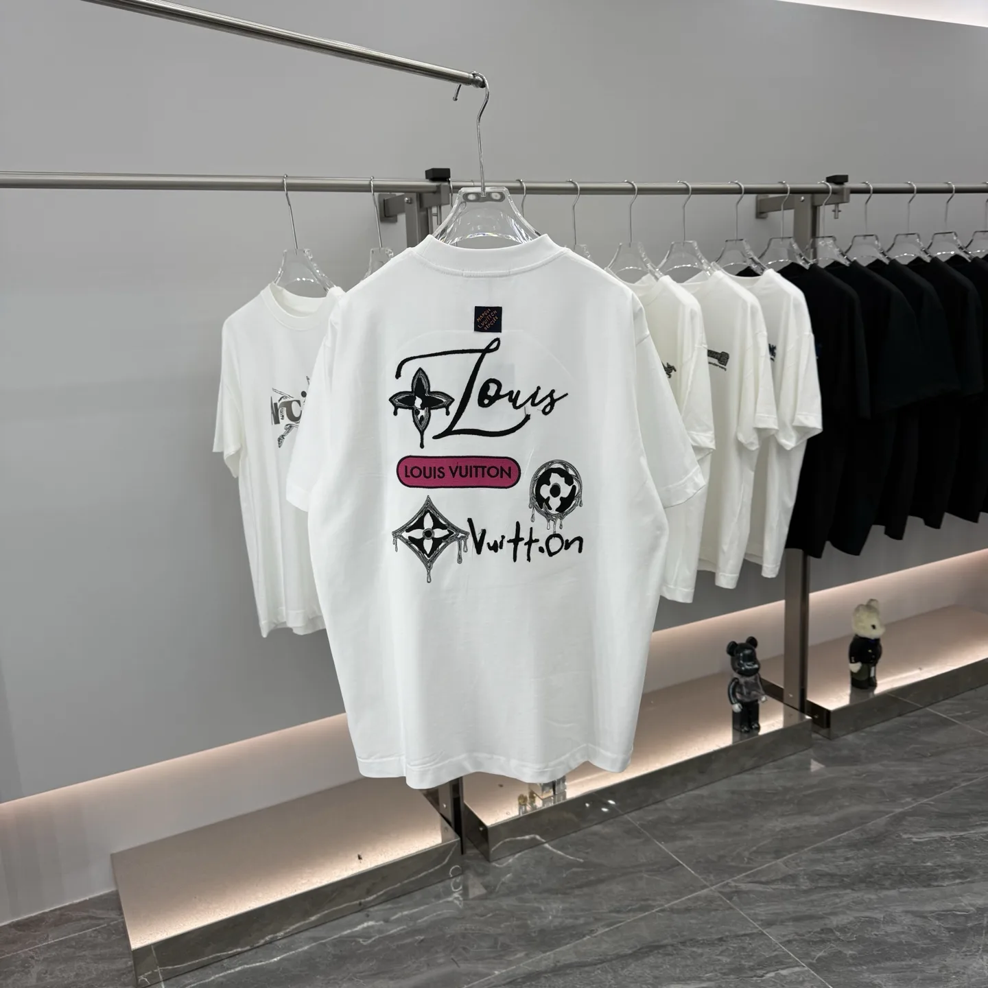 Embroidered Logo Cotton T-Shirt D16013854 — view 7