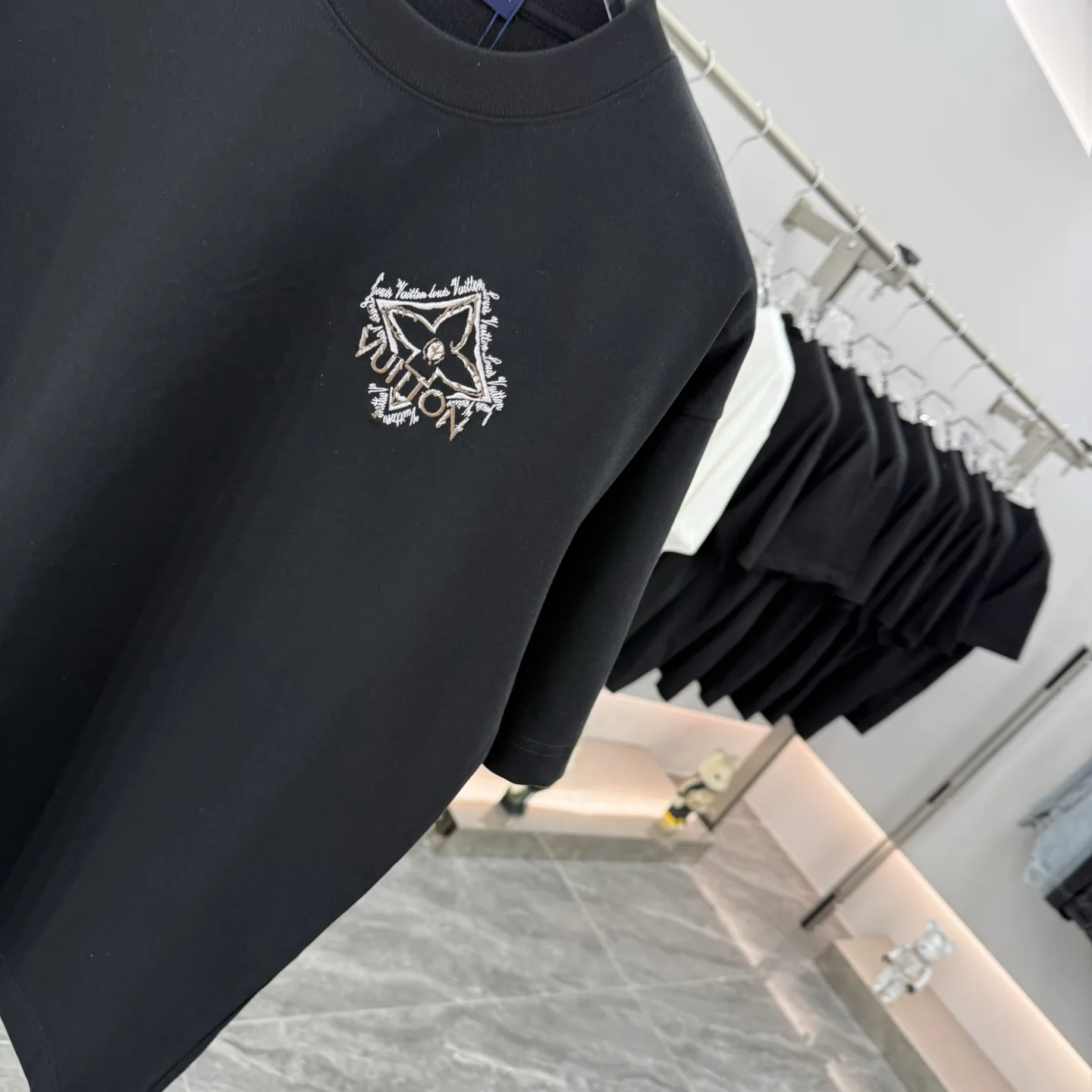 Embroidered Logo Cotton T-Shirt D16013860 — view 5