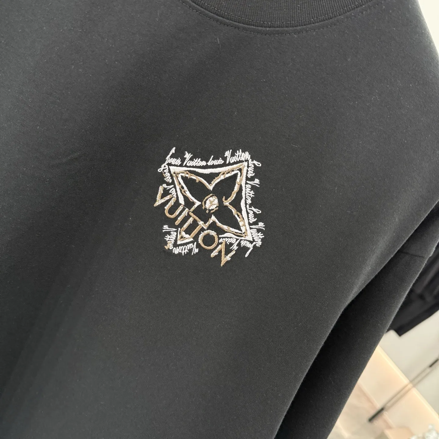 Embroidered Logo Cotton T-Shirt D16013860 — view 6