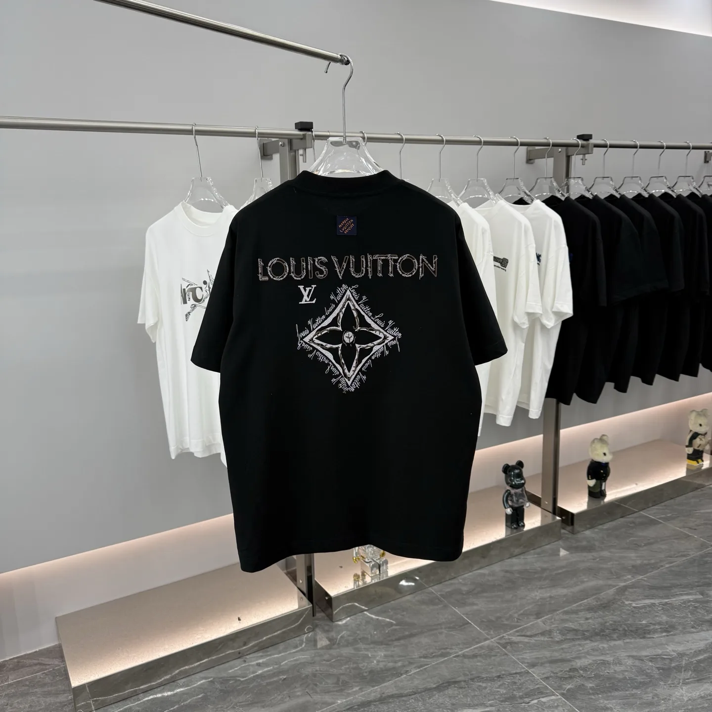 Embroidered Logo Cotton T-Shirt D16013860 — view 7