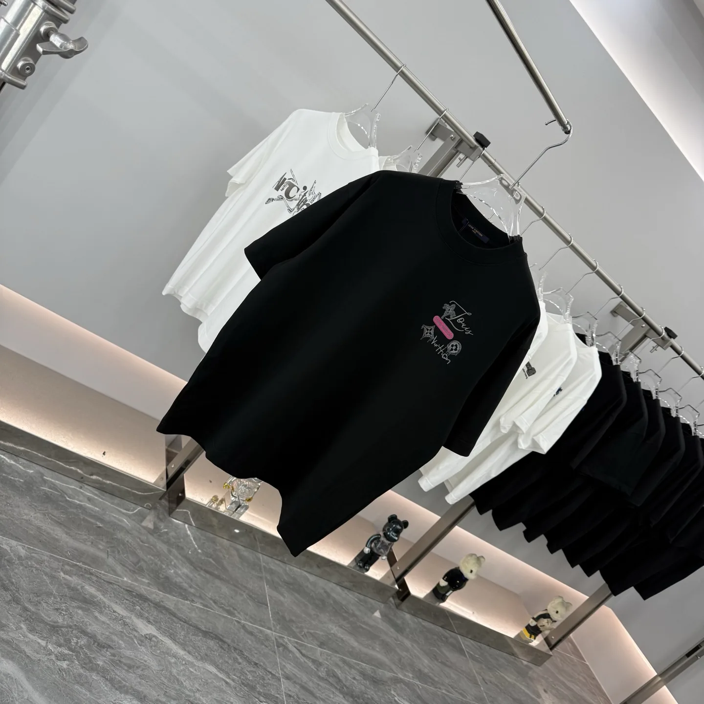 Embroidered Logo Cotton T-Shirt D16013855 — view 2