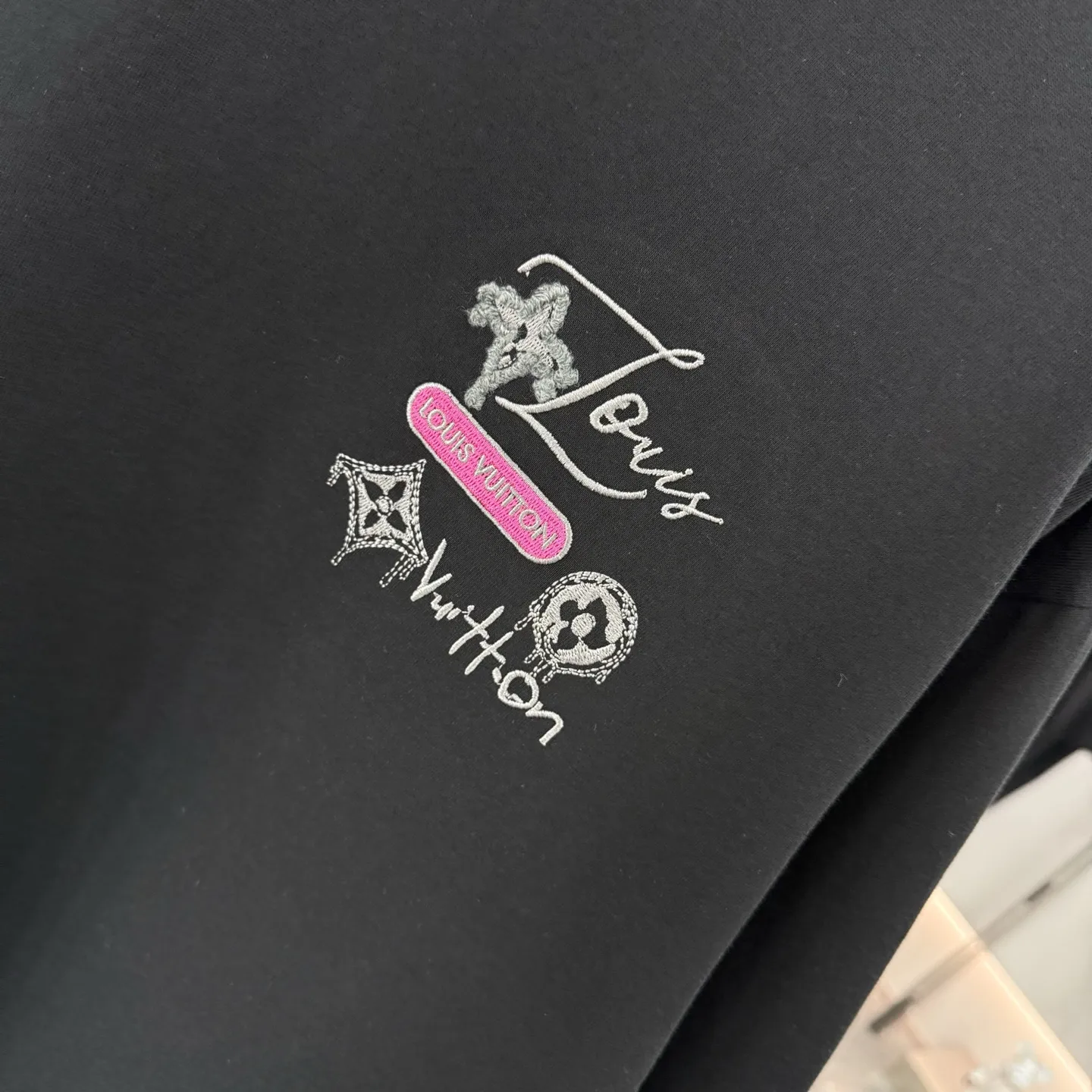 Embroidered Logo Cotton T-Shirt D16013855 — view 6