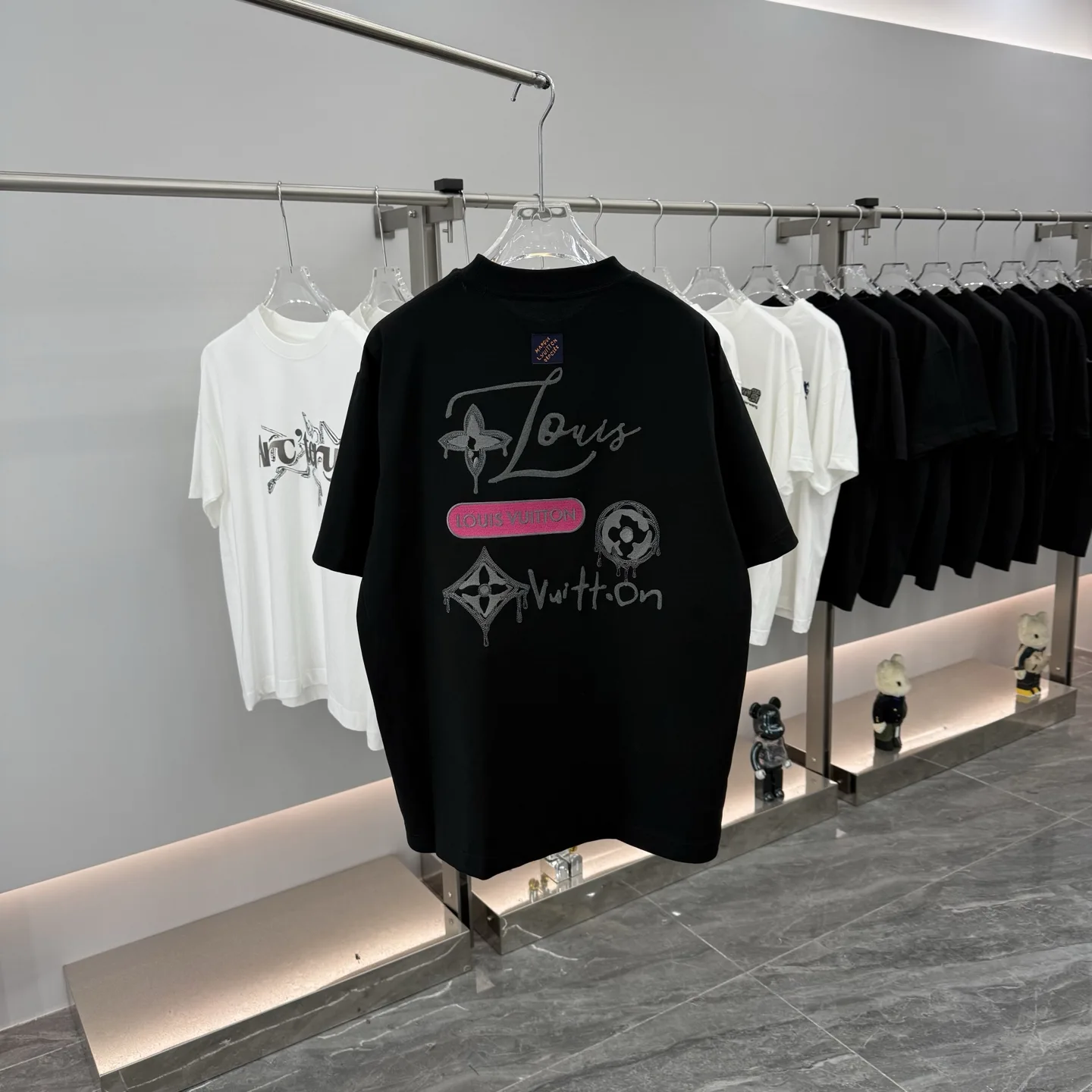 Embroidered Logo Cotton T-Shirt D16013855 — view 7
