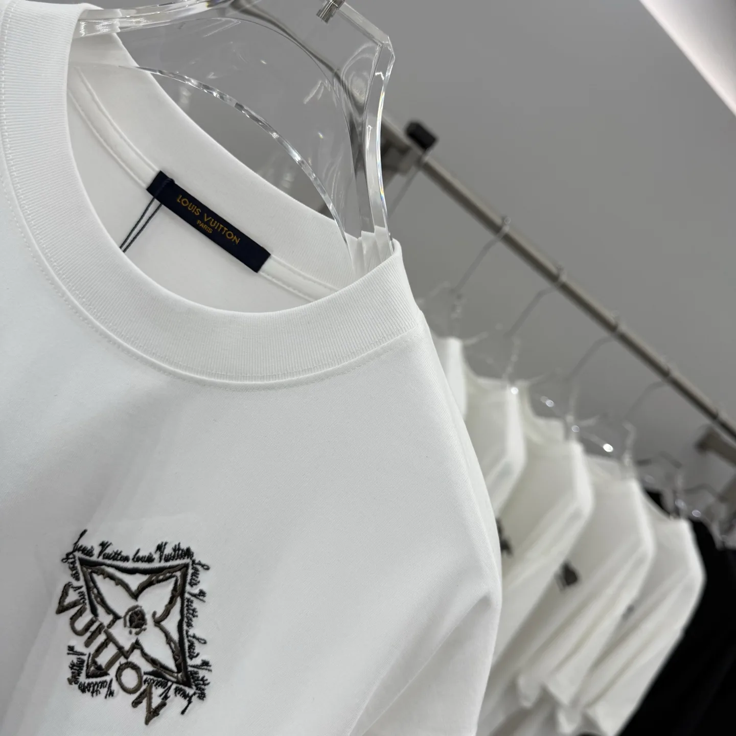 Embroidered Logo Cotton T-Shirt D16013859 — view 4