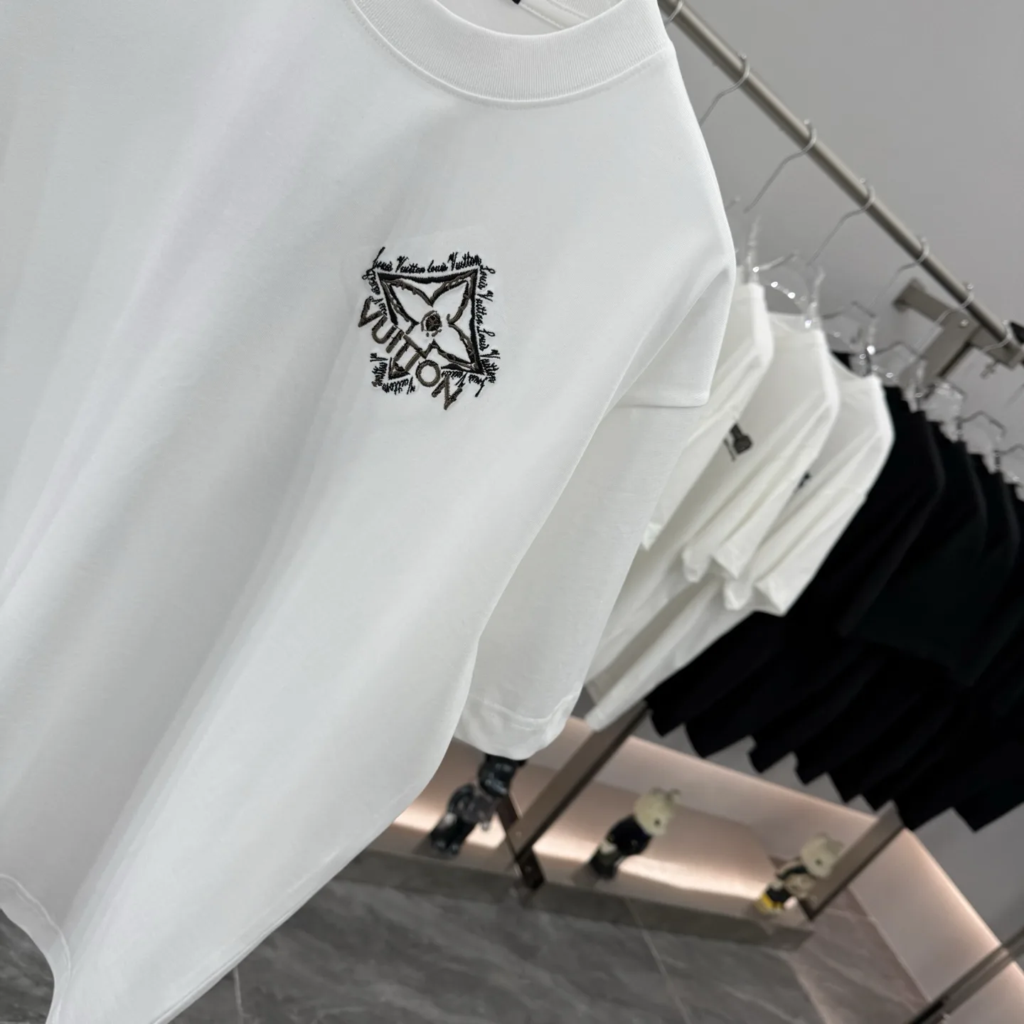 Embroidered Logo Cotton T-Shirt D16013859 — view 5