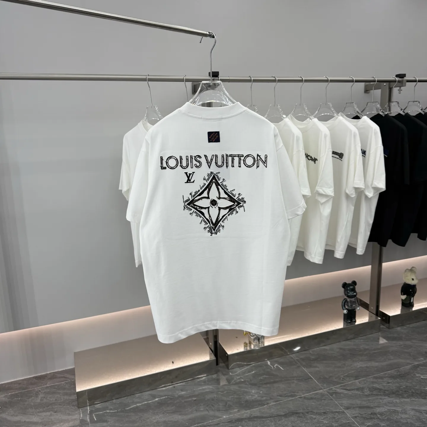 Embroidered Logo Cotton T-Shirt D16013859 — view 7