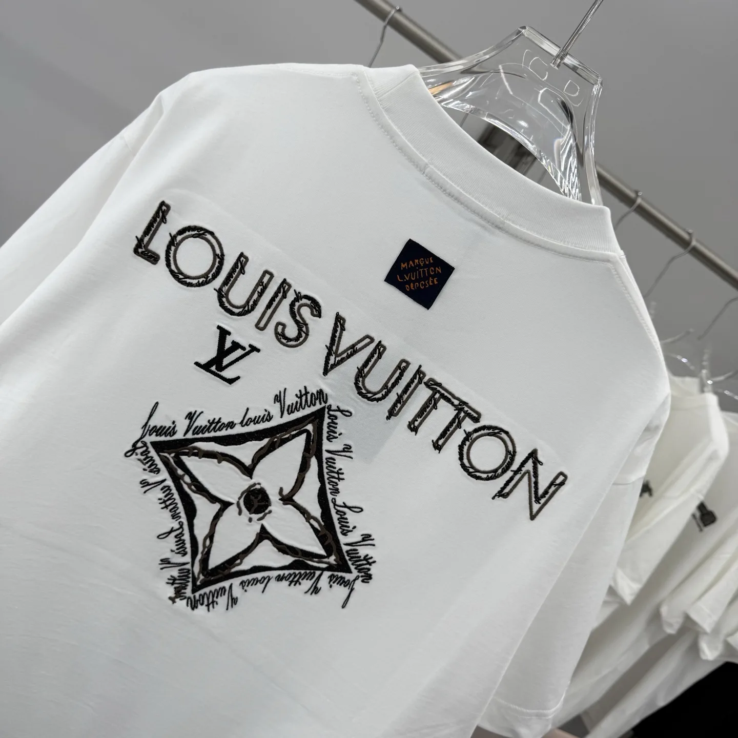 Embroidered Logo Cotton T-Shirt D16013859 — view 8