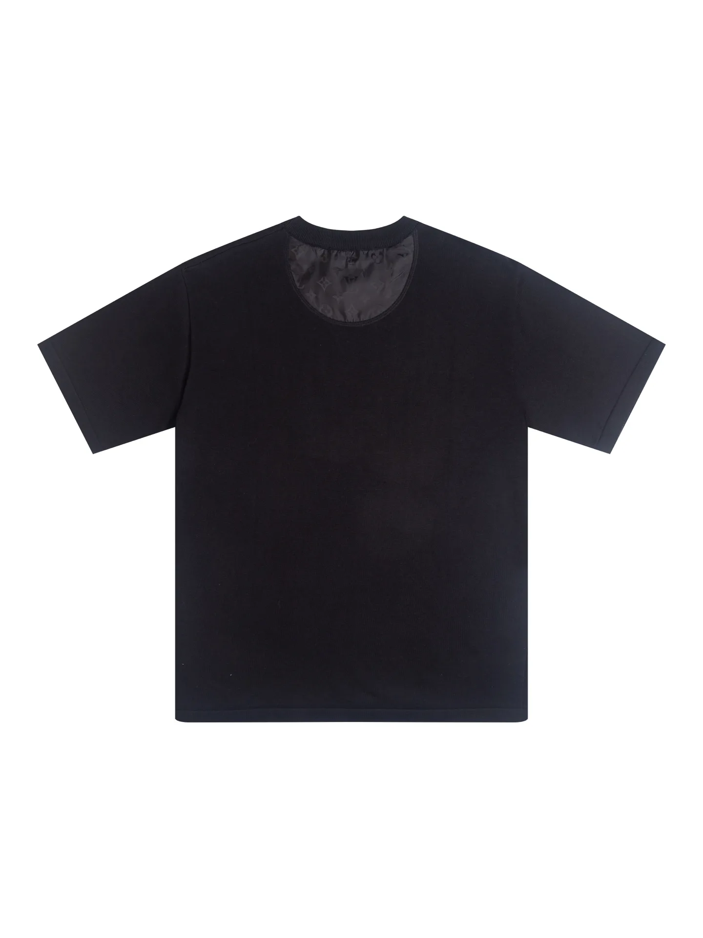 Logo-Jacquard Wool Short-Sleeve Knit Sweater D16015851 — view 2