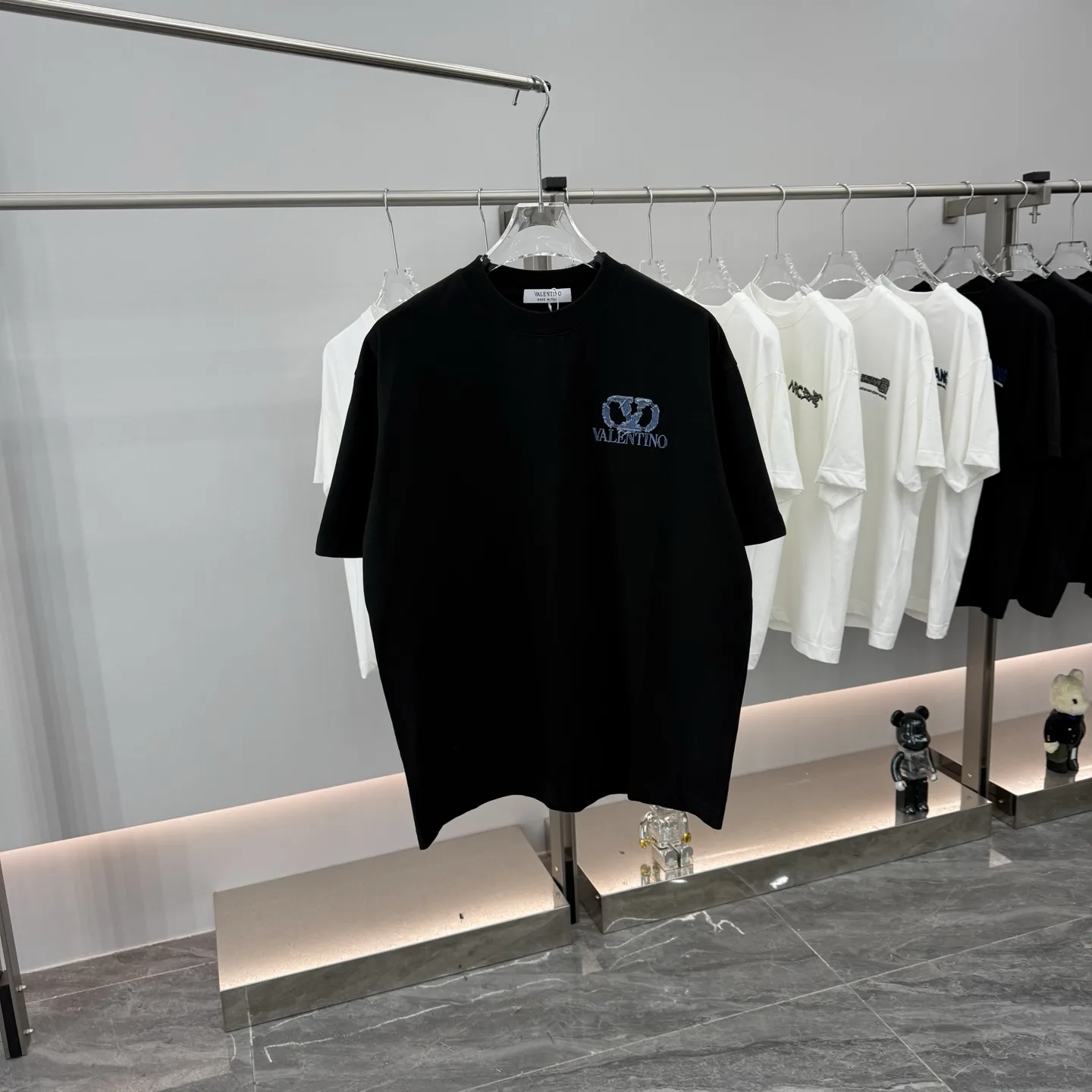 Logo Patch Embroidered Cotton T-Shirt D16513878