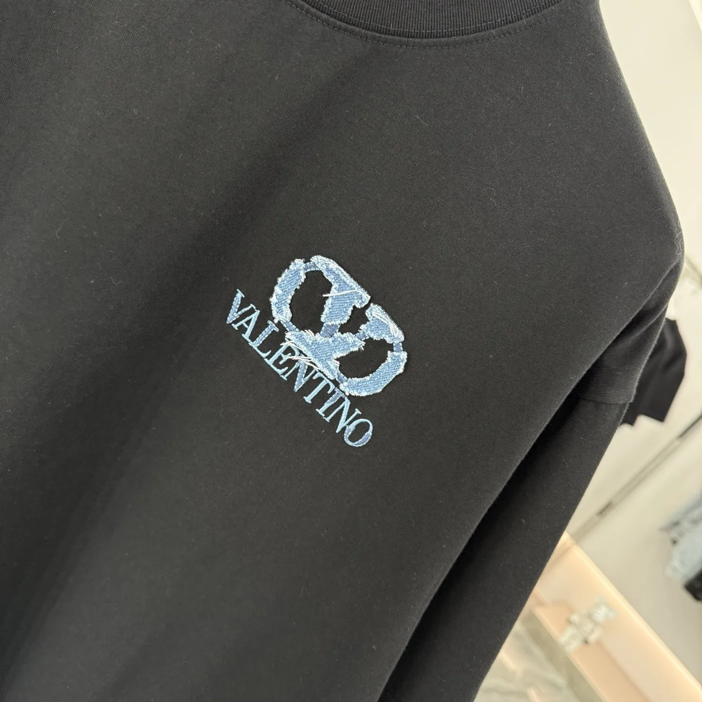 Logo Patch Embroidered Cotton T-Shirt D16513878 — view 6