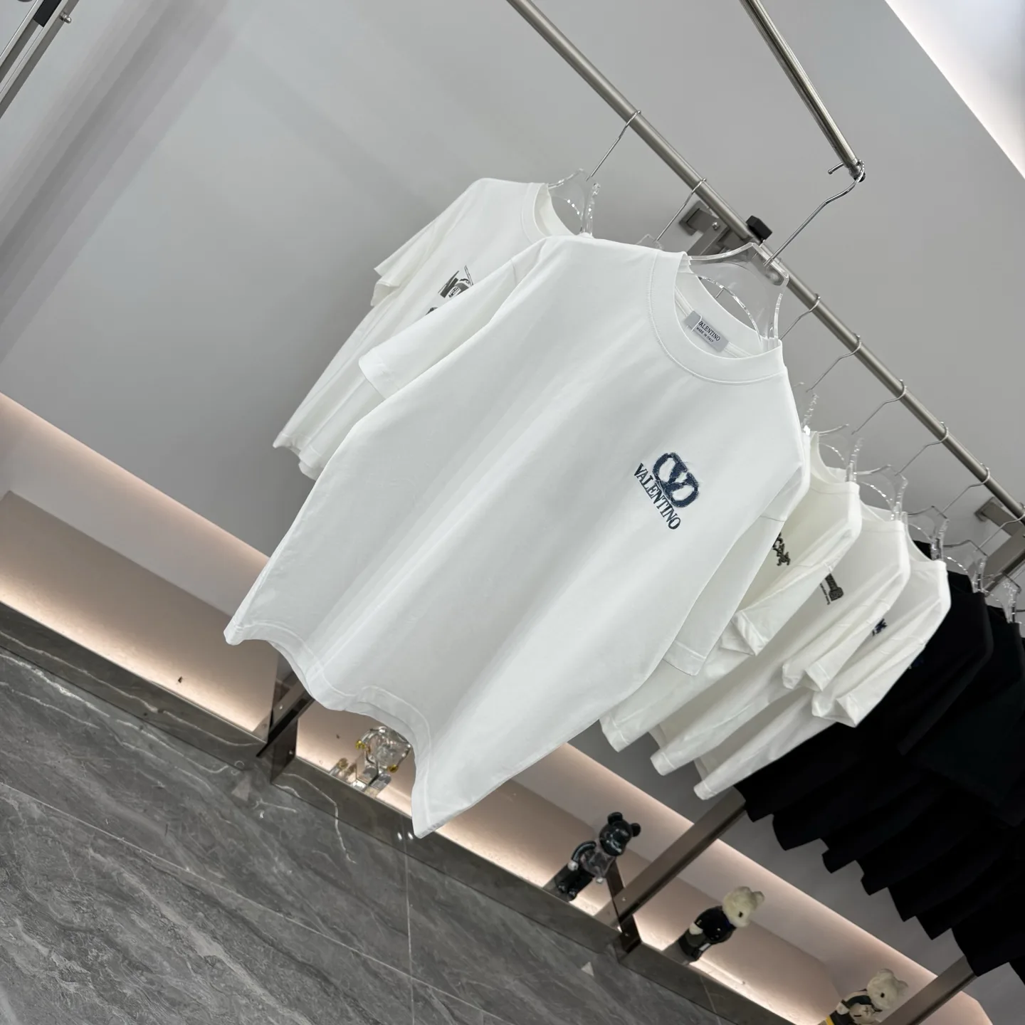 Logo Embroidered Denim Patch T-Shirt D16513877 — view 2