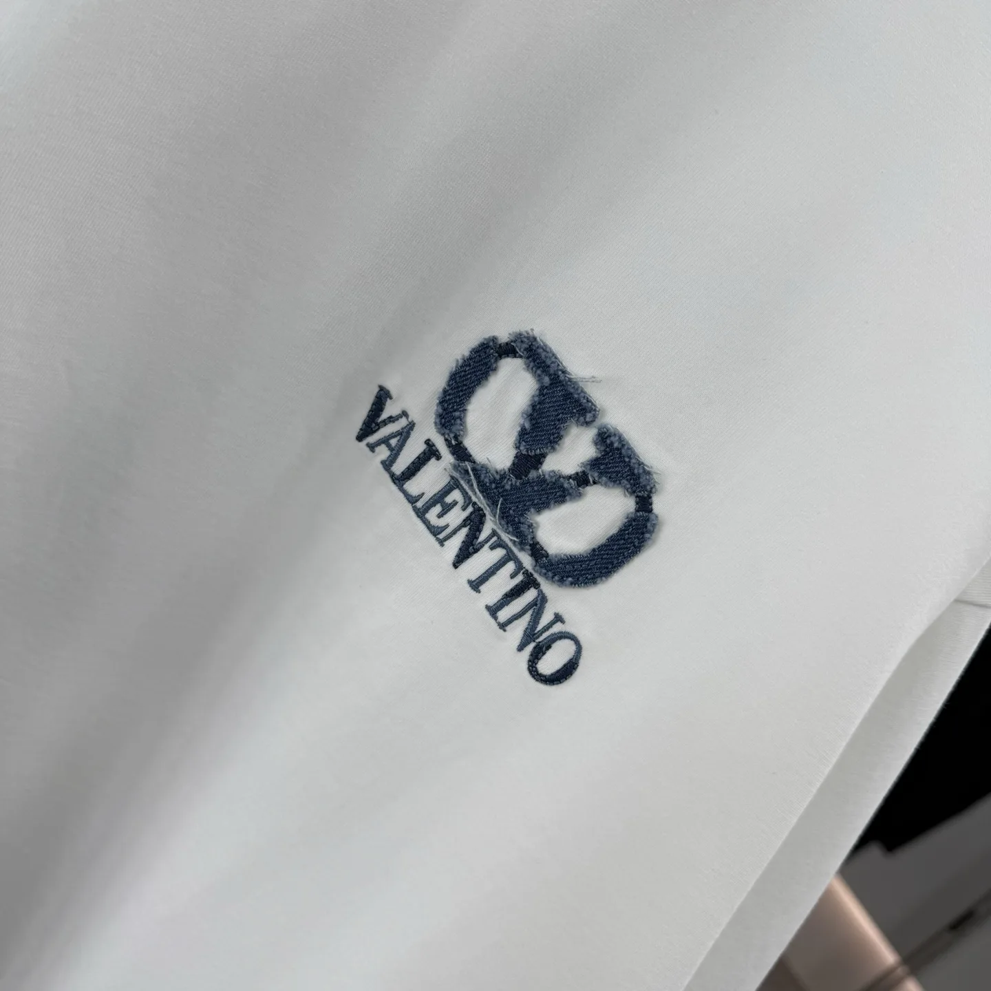 Logo Embroidered Denim Patch T-Shirt D16513877 — view 6