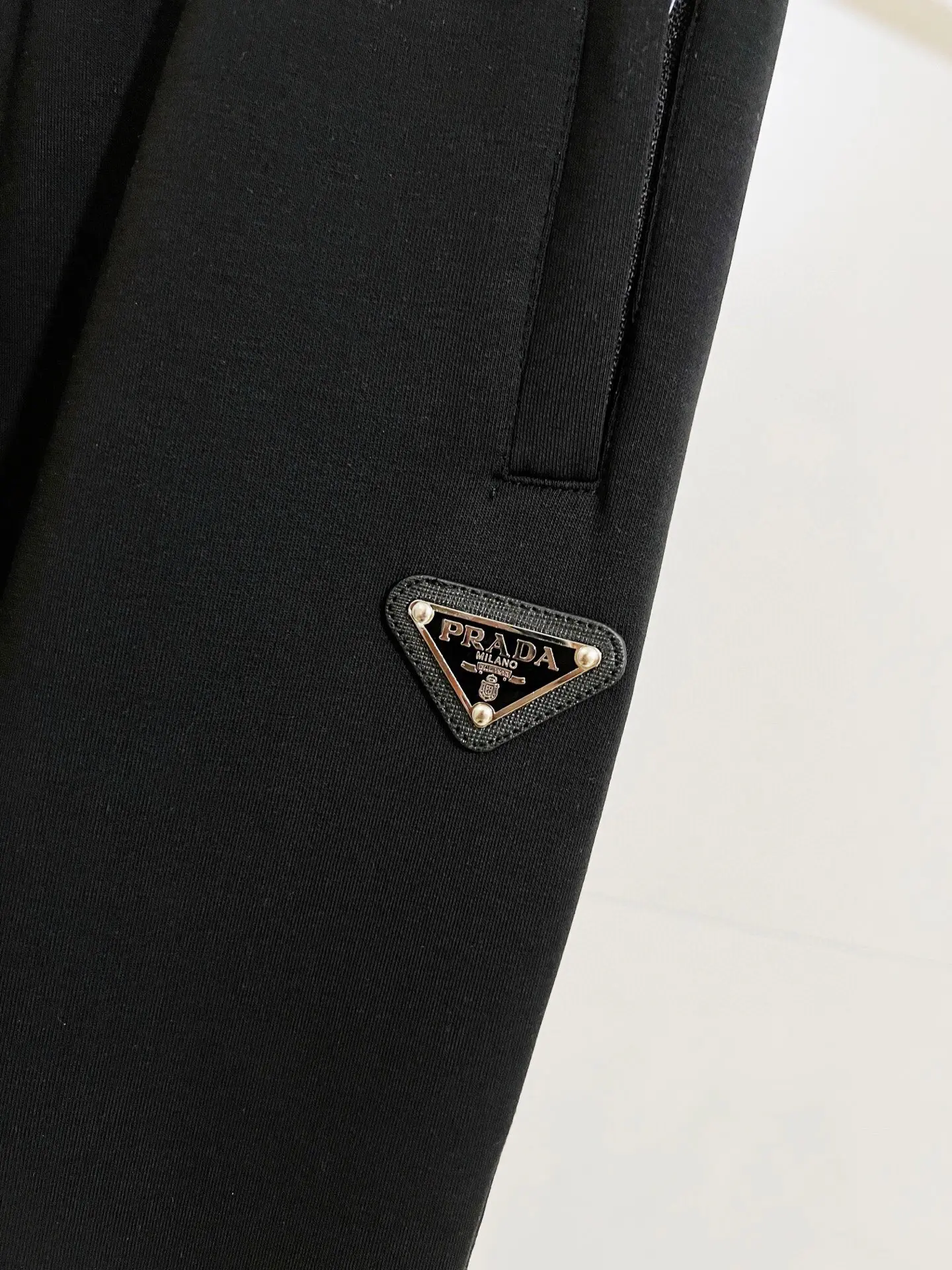 Logo-Appliqué Cotton-Blend Jersey Sweatpants D16516043 — view 4
