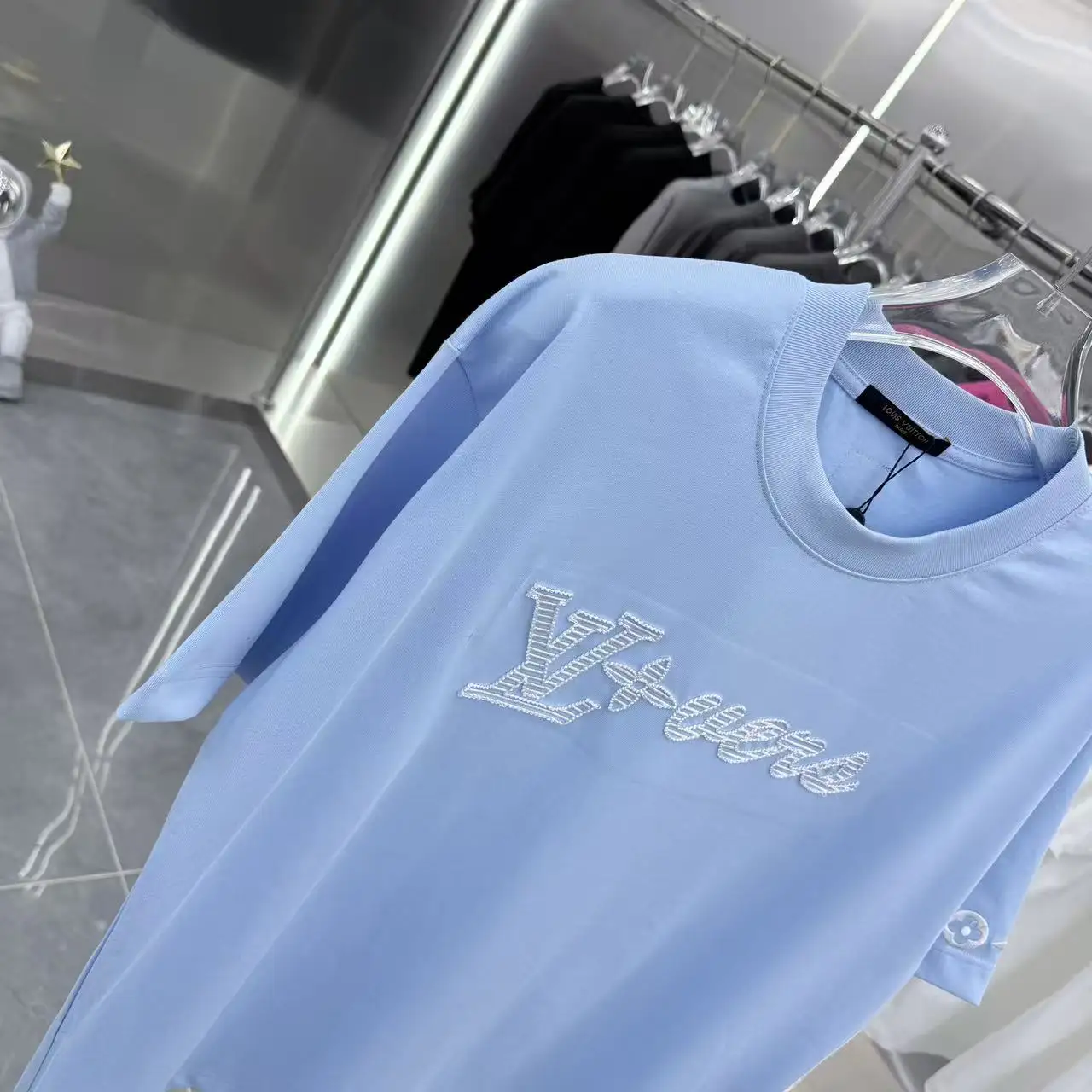Embroidered Logo Cotton T-Shirt D16513909 — view 4