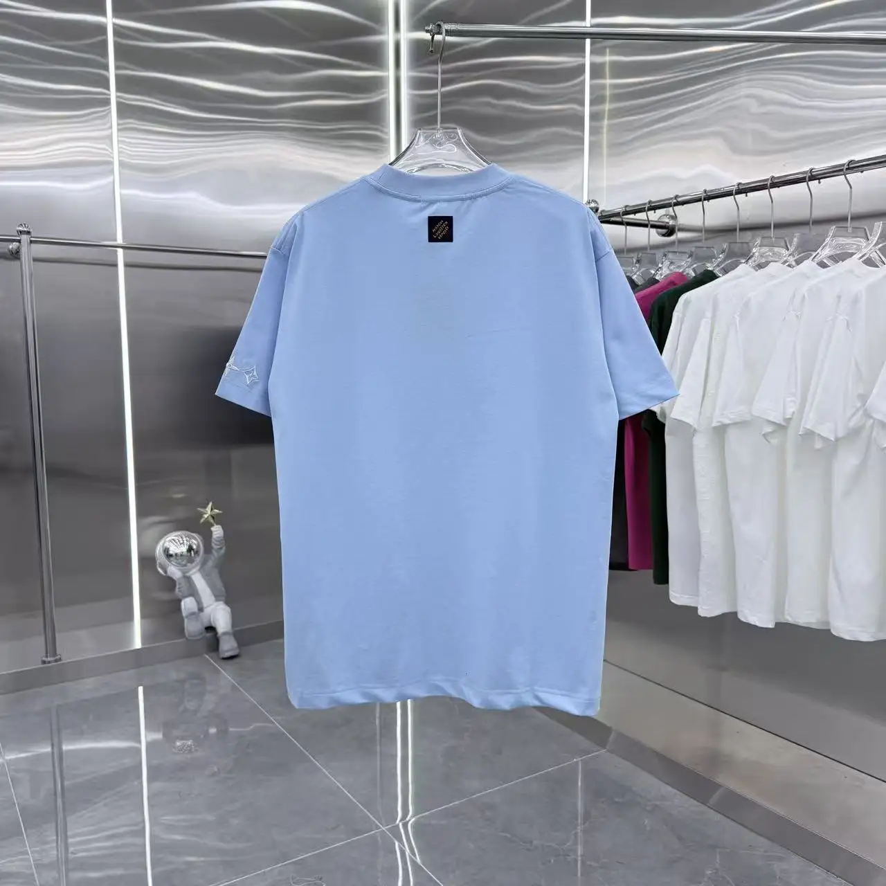 Embroidered Logo Cotton T-Shirt D16513909 — view 8