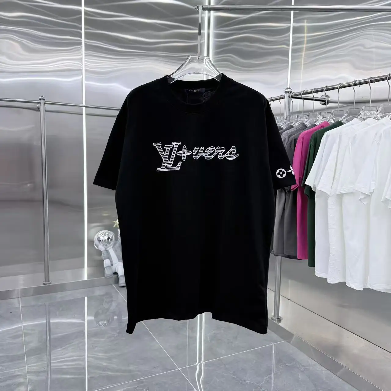 LVERS Embroidered Logo Cotton T-Shirt D16513908