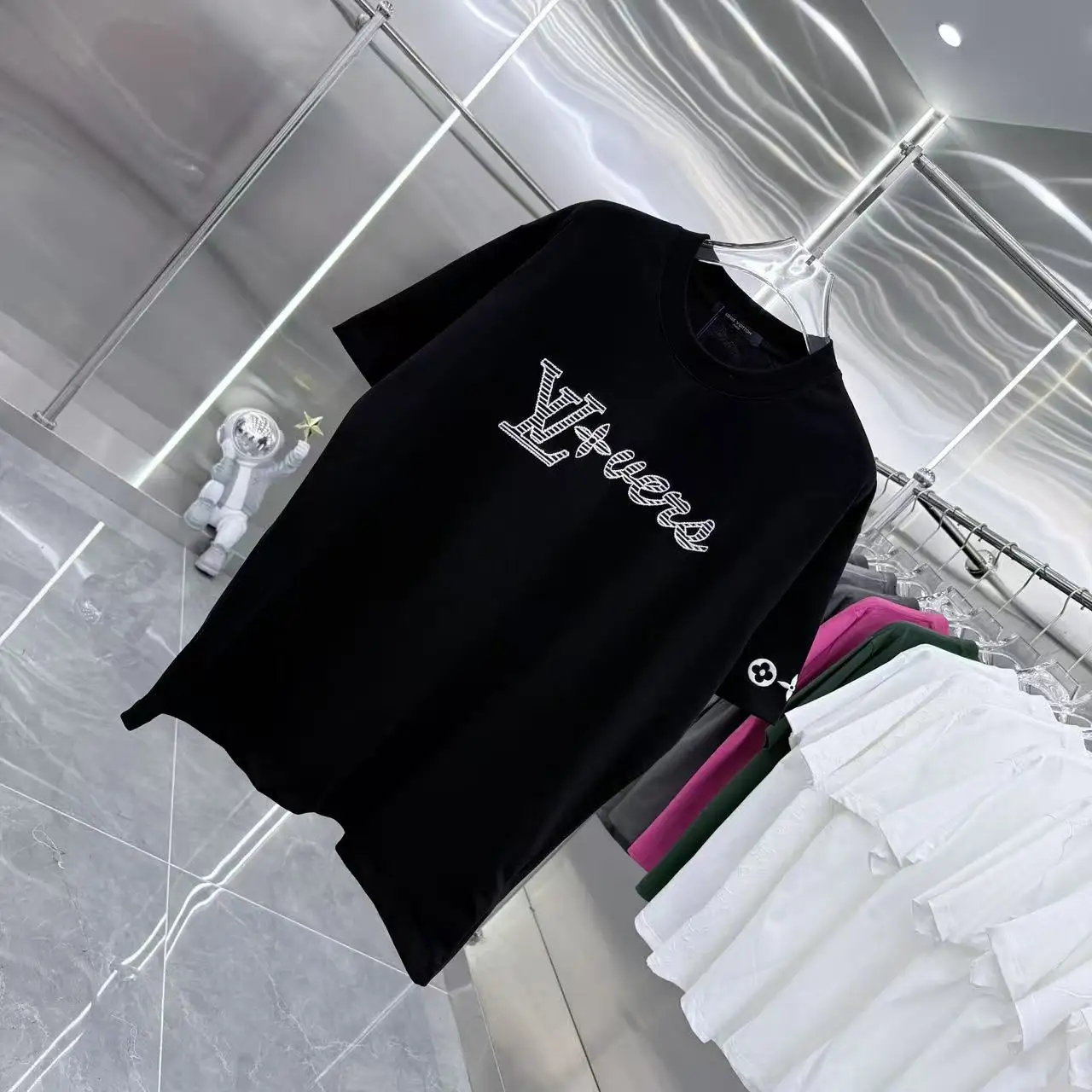 LVERS Embroidered Logo Cotton T-Shirt D16513908 — view 2