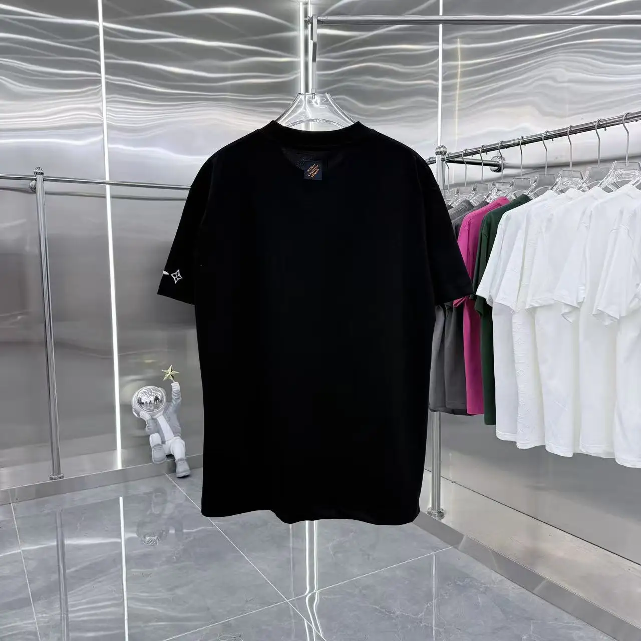 LVERS Embroidered Logo Cotton T-Shirt D16513908 — view 8