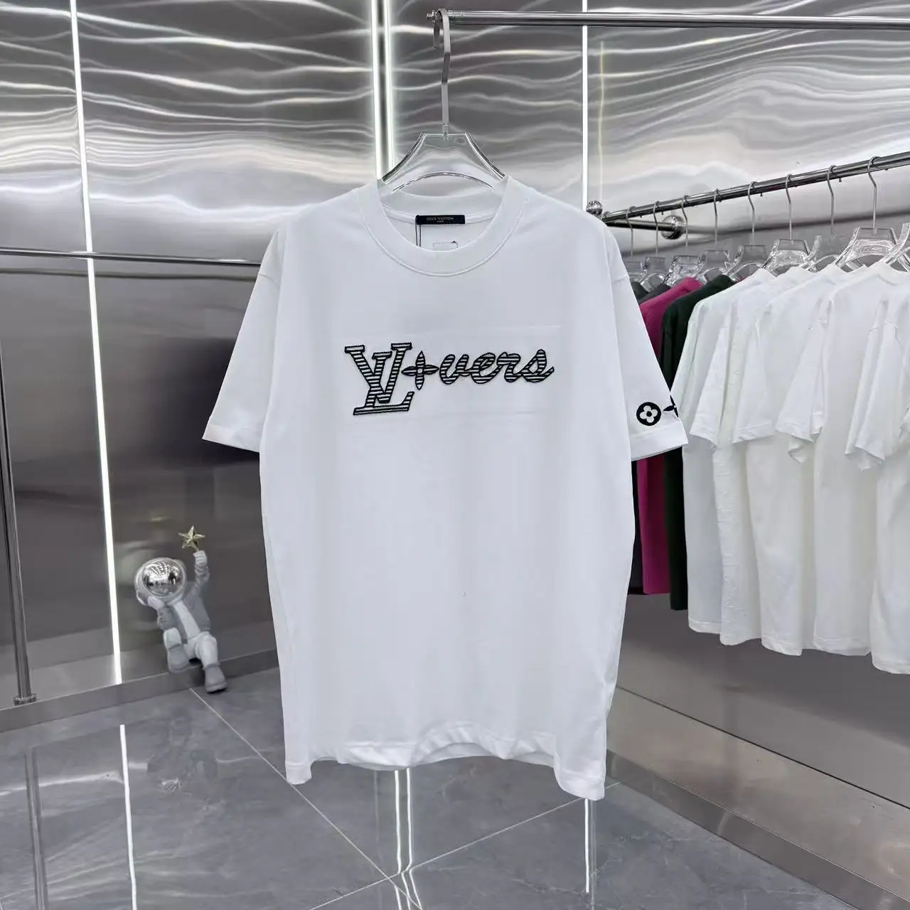 Embroidered Logo Cotton T-Shirt D16513910