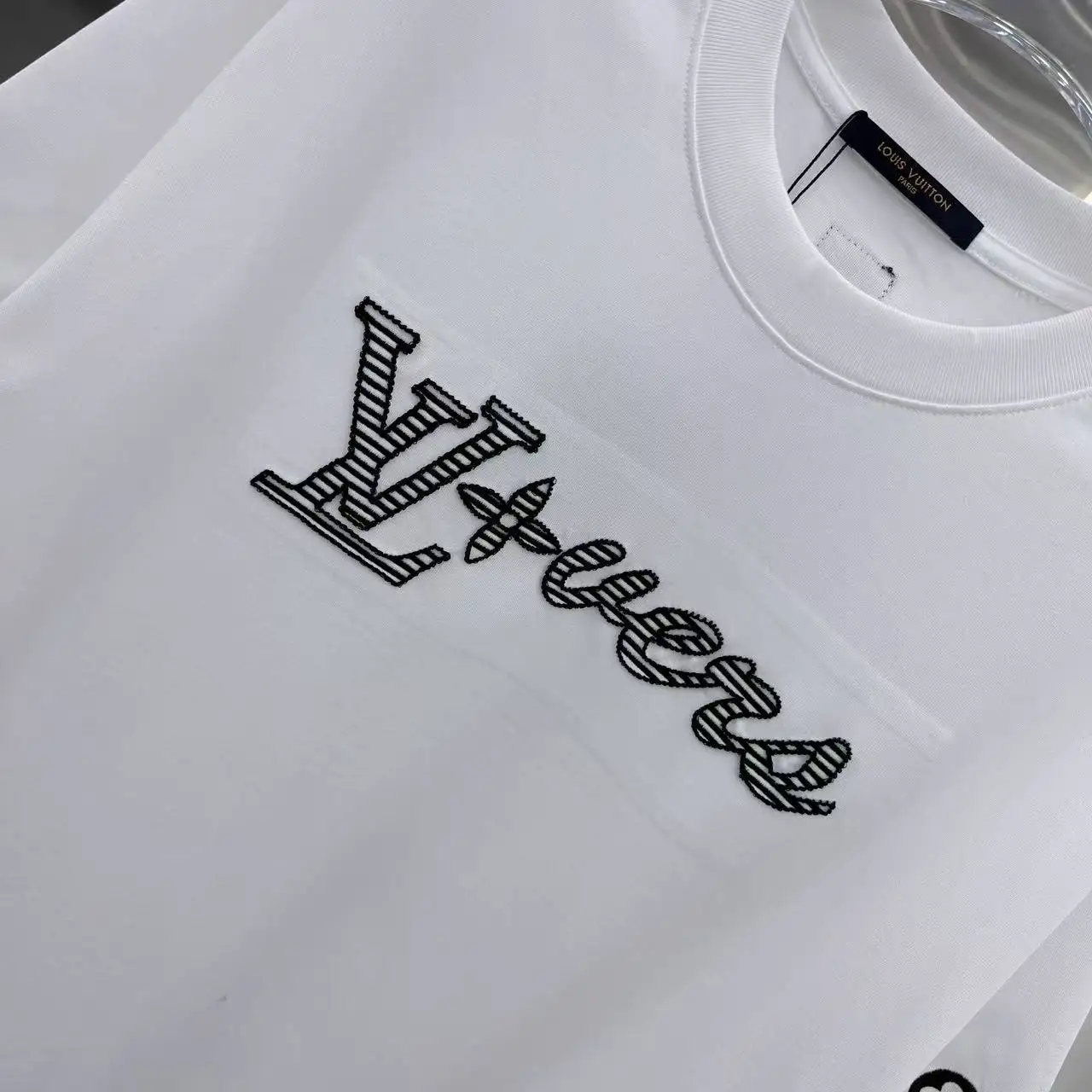 Embroidered Logo Cotton T-Shirt D16513910 — view 5
