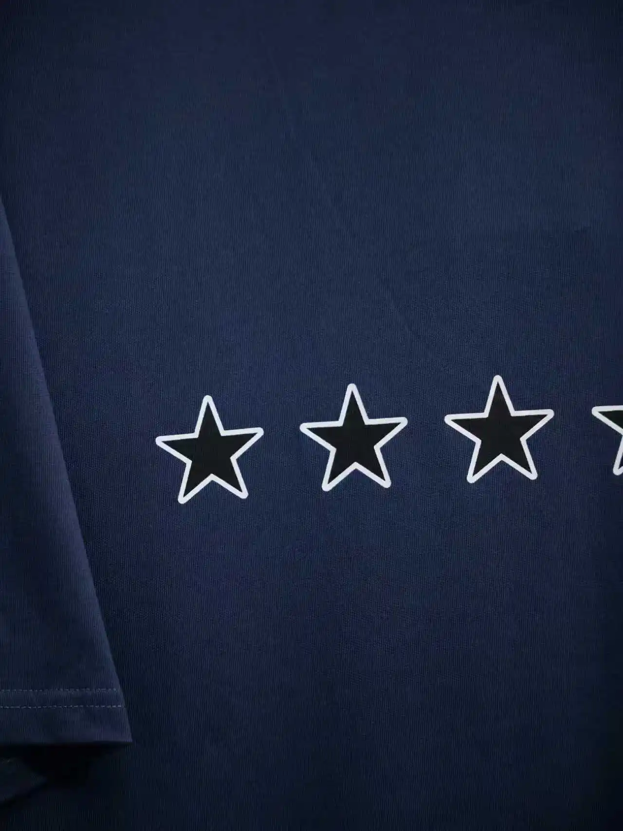 Five-Star Print Oversized Cotton T-Shirt D16512699 — view 3