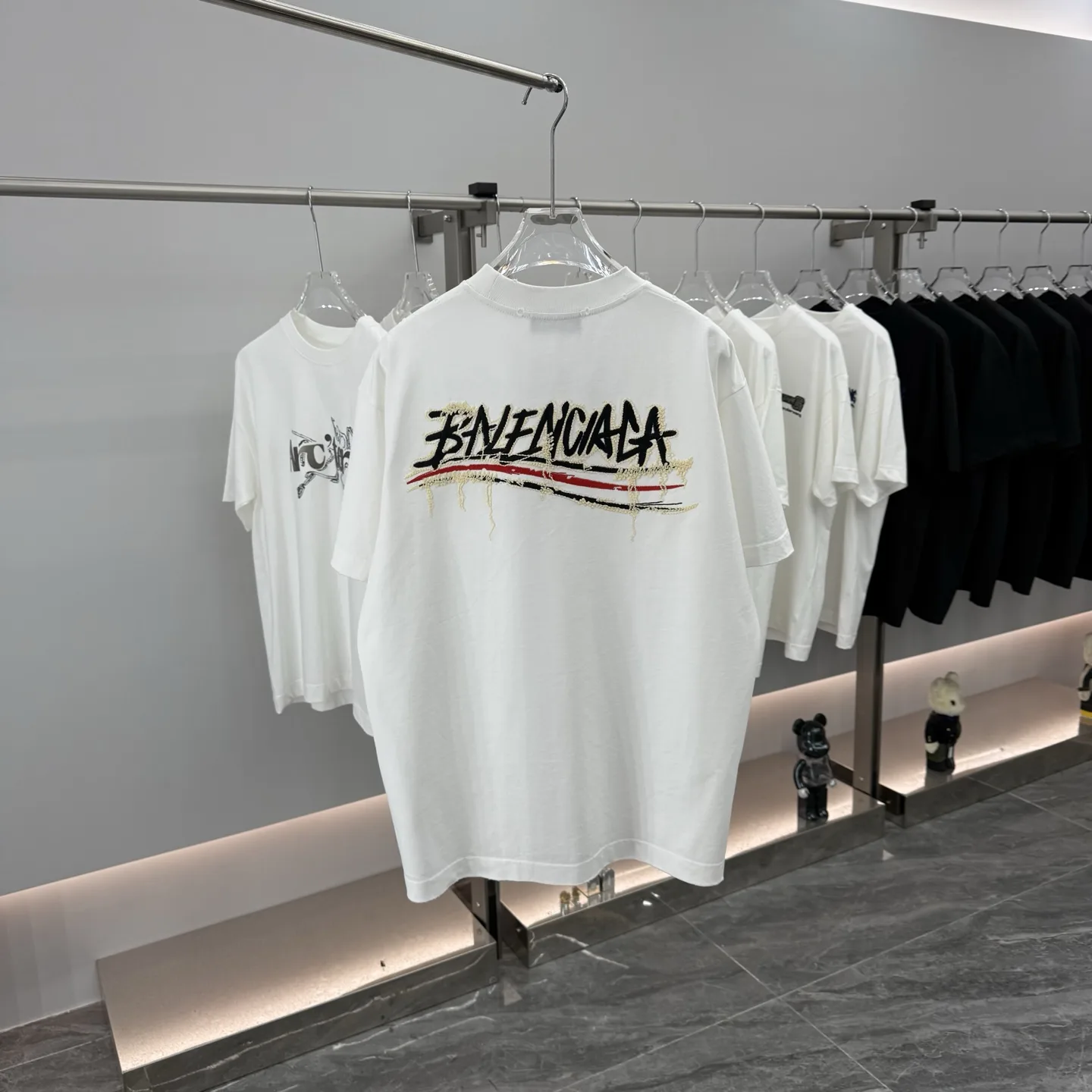 Embroidered Logo Oversized Cotton T-Shirt D16513895 — view 7