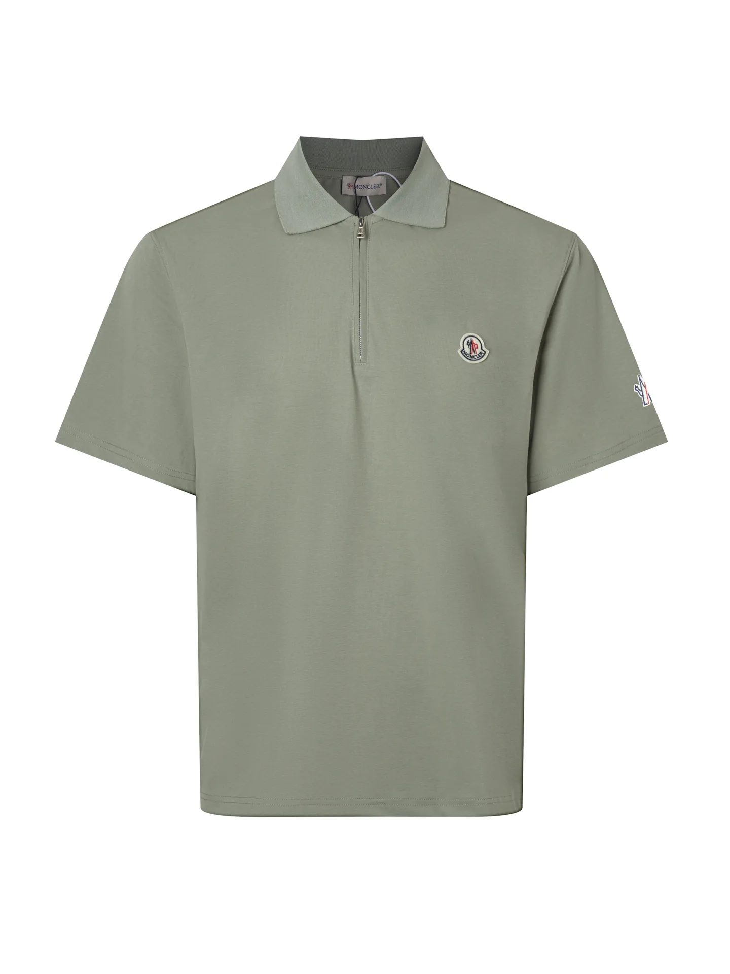 Logo-Embroidered Half-Zip Cotton Polo Shirt D17012710