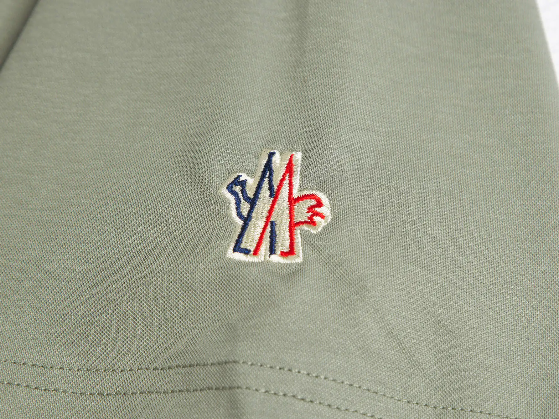 Logo-Embroidered Half-Zip Cotton Polo Shirt D17012710 — view 5
