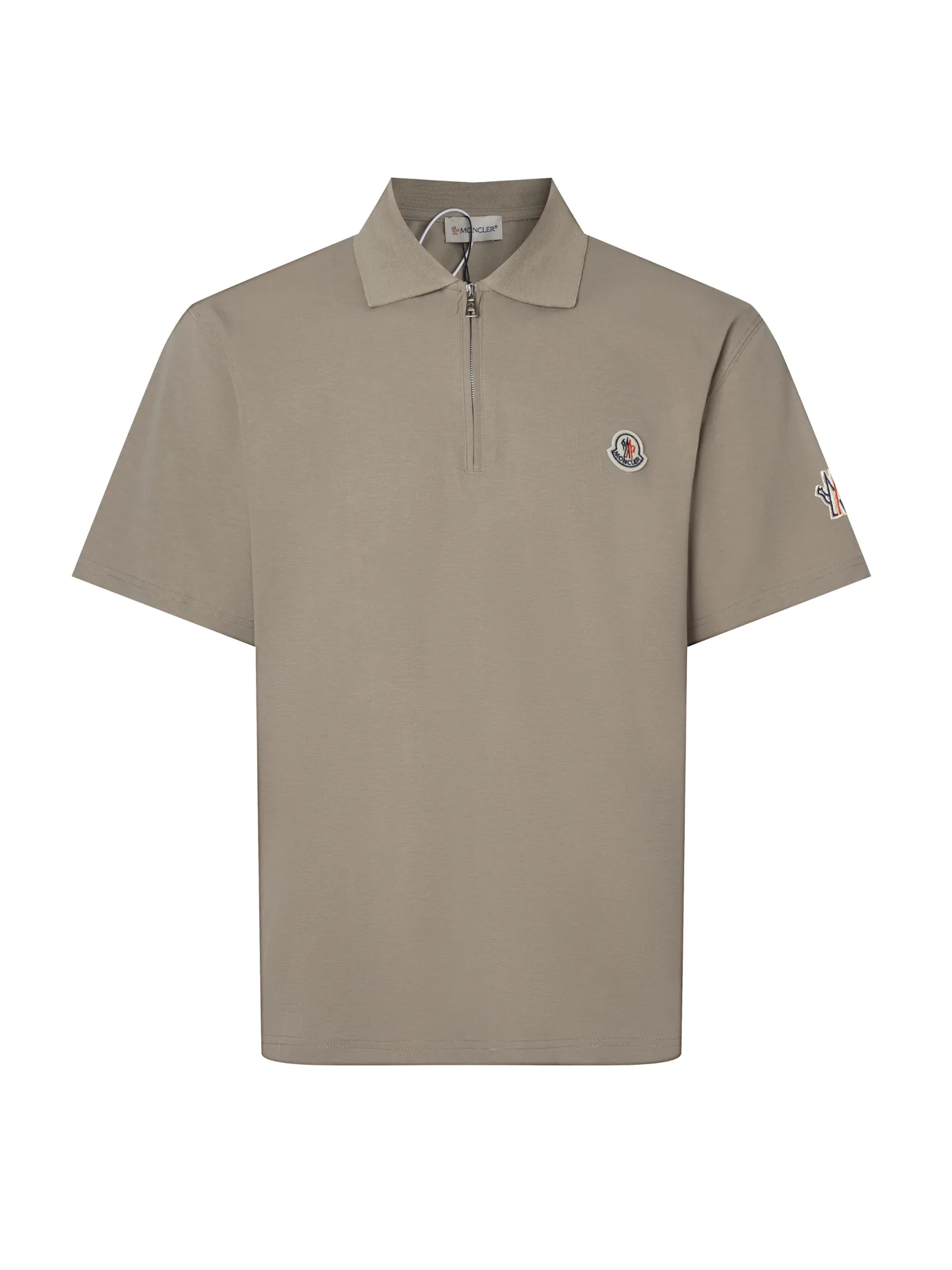 Logo-Embroidered Quarter-Zip Polo Shirt D17012711
