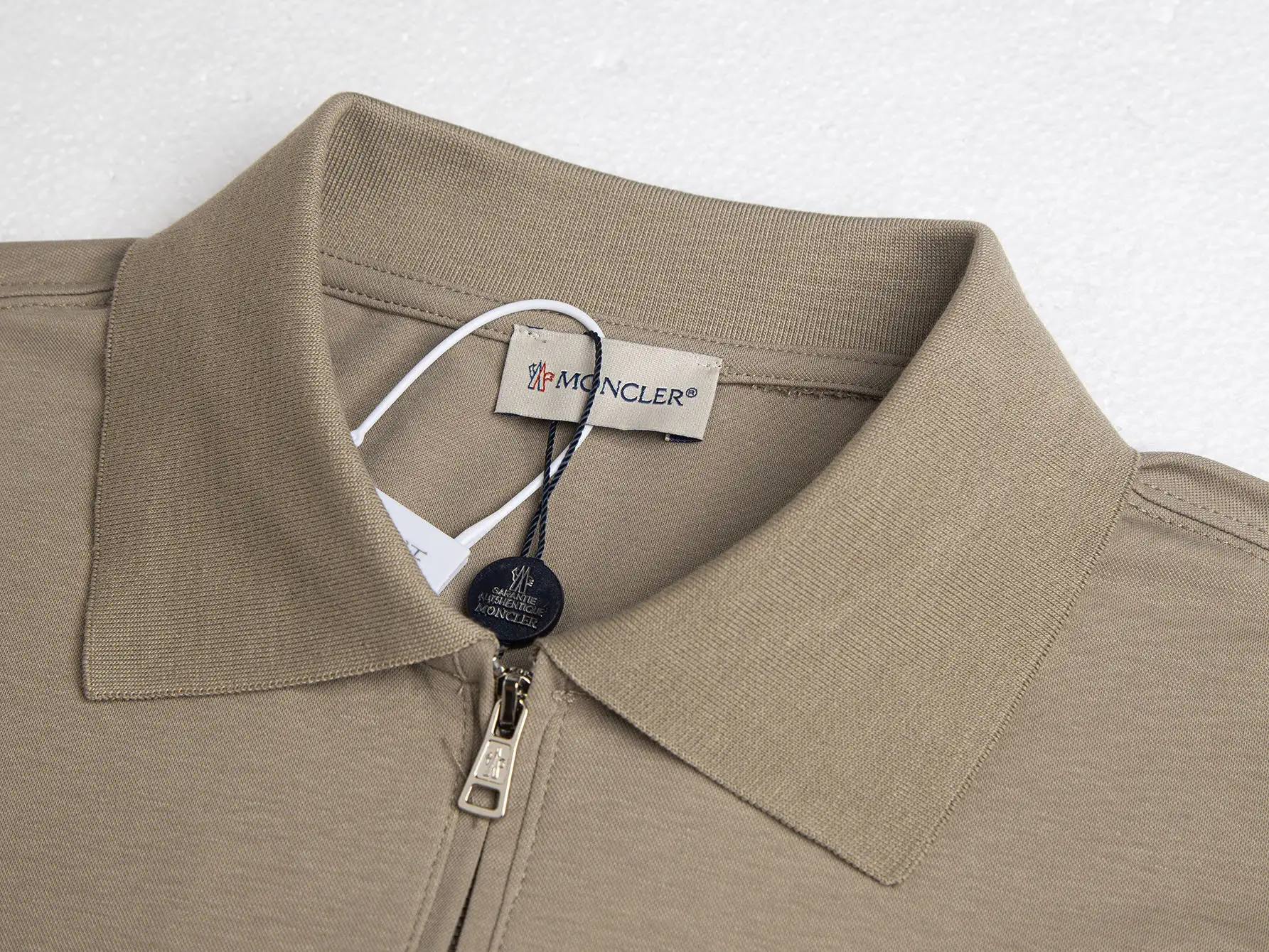 Logo-Embroidered Quarter-Zip Polo Shirt D17012711 — view 6