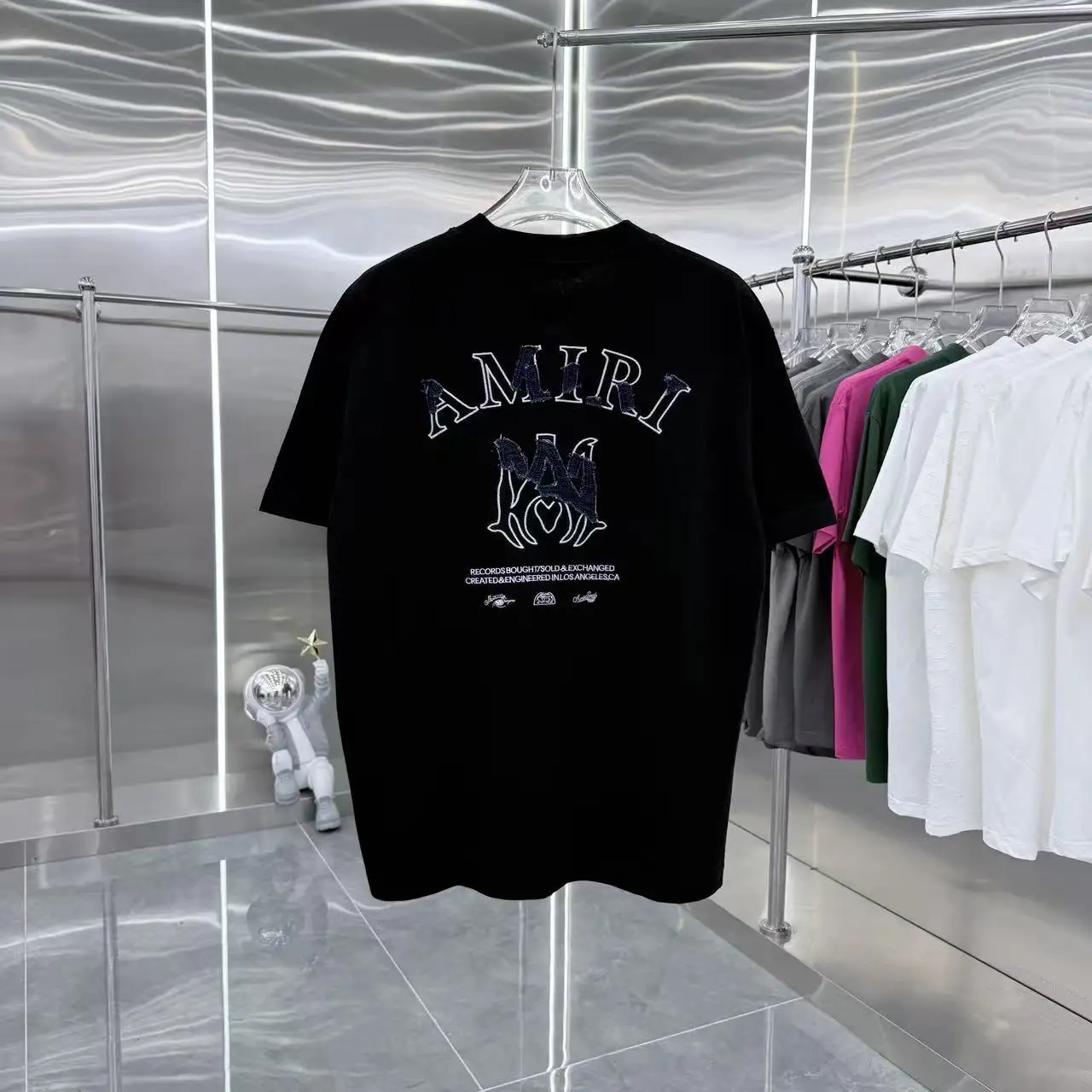 Logo Embroidered Cotton T-Shirt D17013905 — view 7