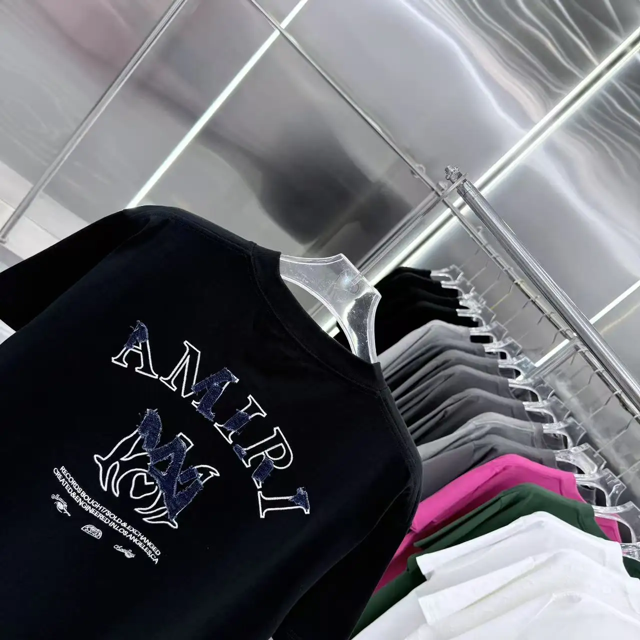 Logo Embroidered Cotton T-Shirt D17013905 — view 8